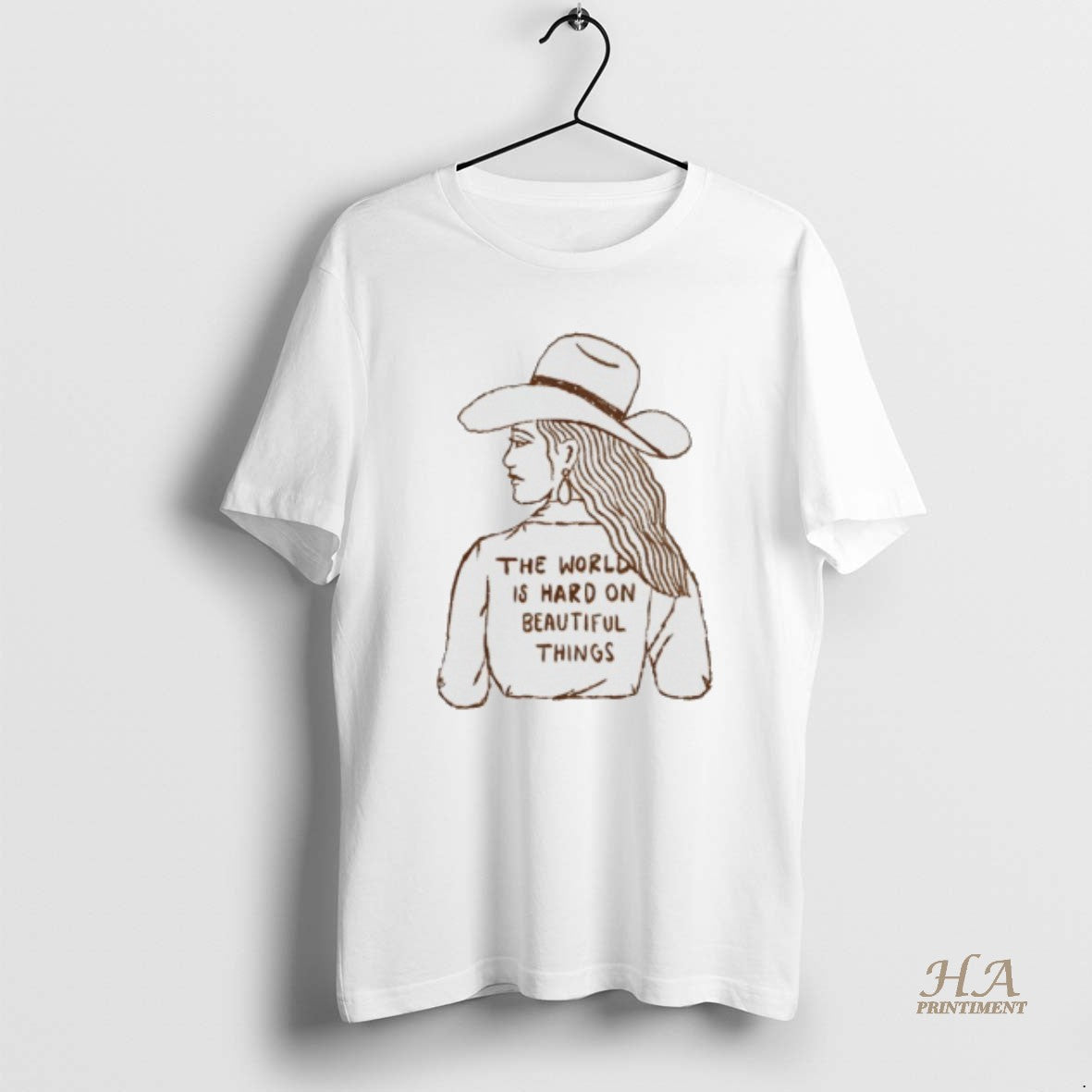 Official Cowgirl The World Is Hard On Beautiful Things T-Shirts, Hoodie, Sweatshirt | InkNestWear.com