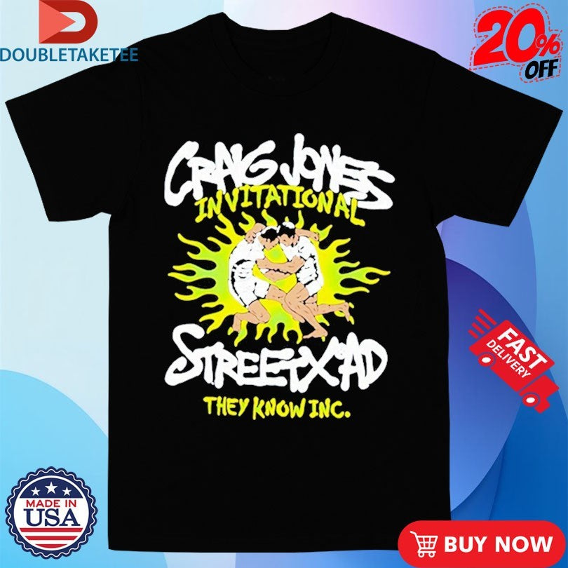 Craig Jones Invitational They Know StreetxAD Flame T-shirts
