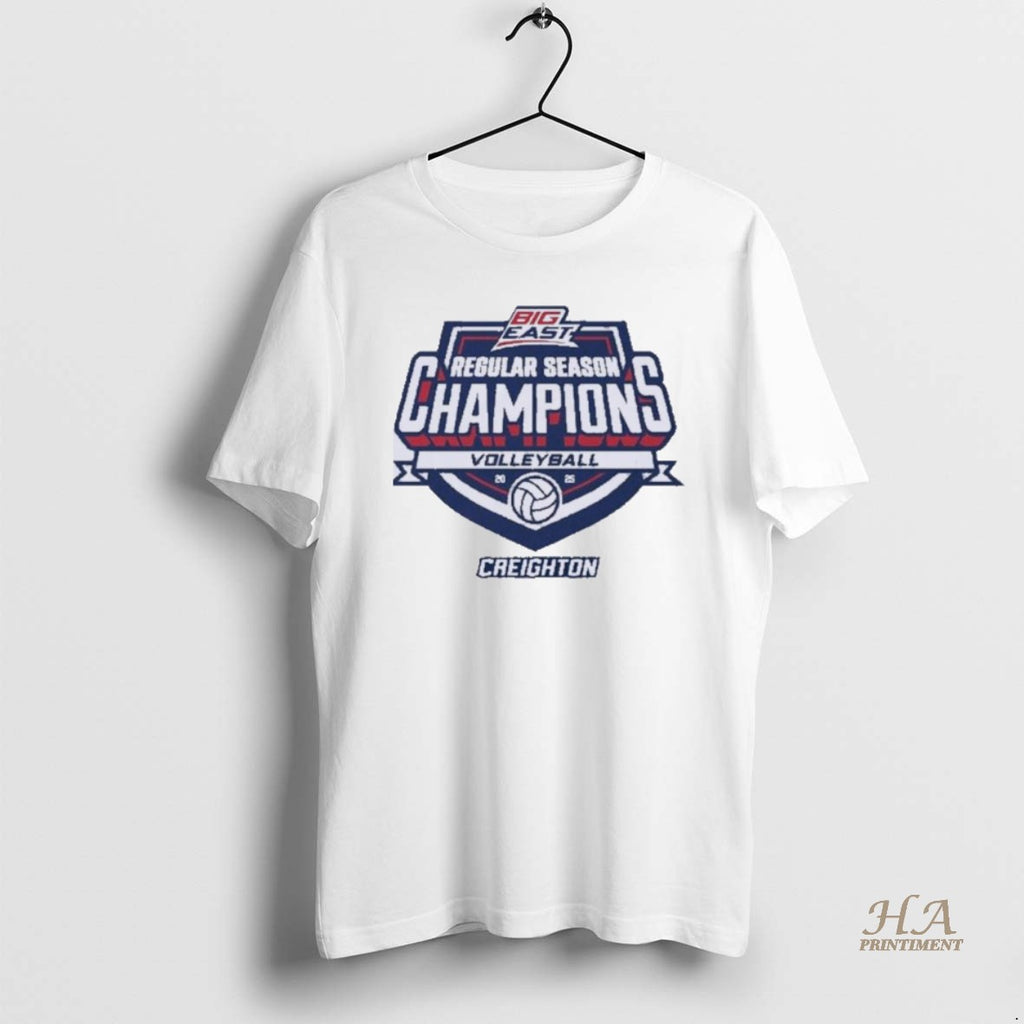 Official Creighton Bluejays 2025 Big East Volleyball Regular Season Champions T-Shirts, Hoodie, Sweatshirt | InkNestWear.com