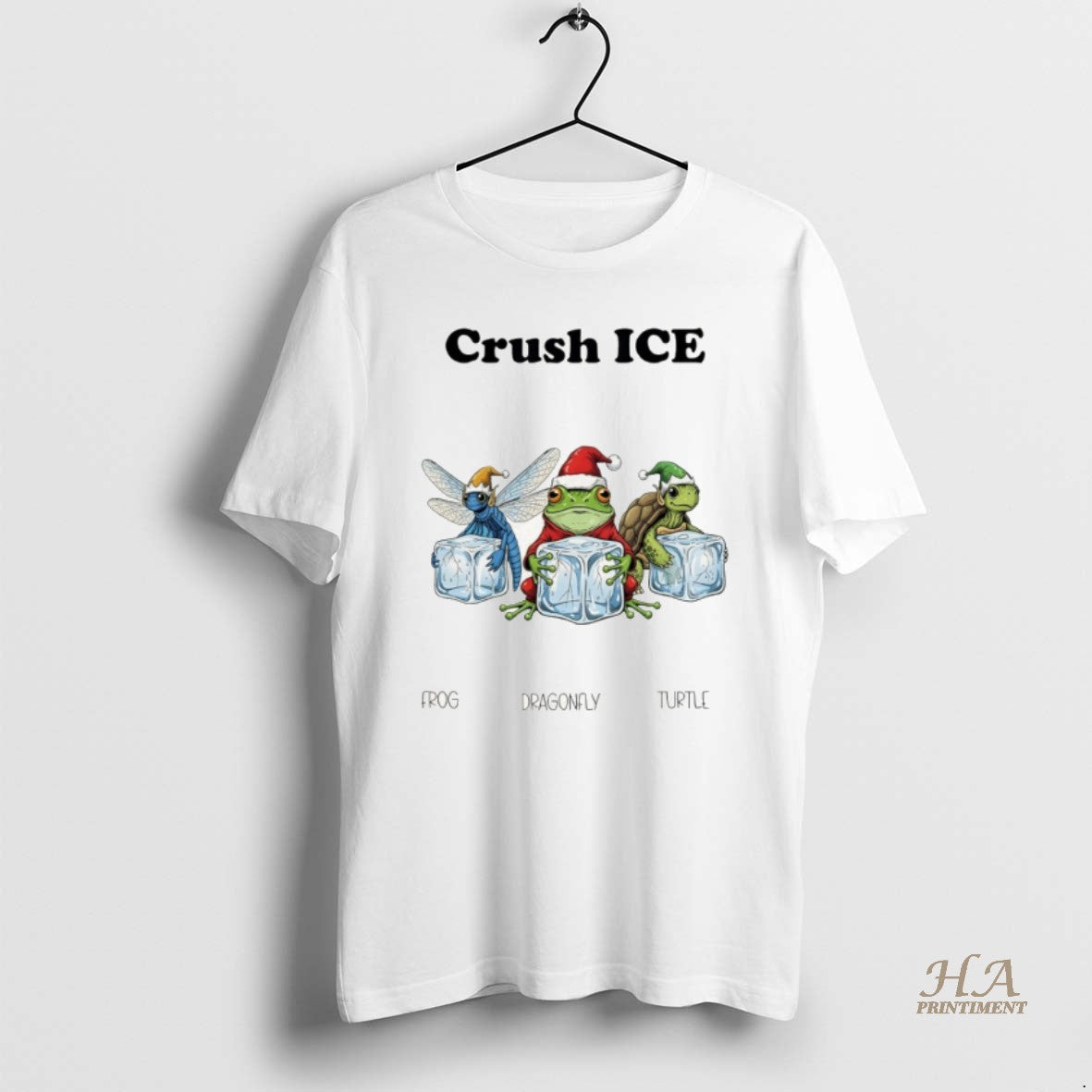 Official Crush Ice Anti Trump Fdt Frog Dragonfly Turtle Christmas T-Shirts, Hoodie, Sweatshirt | InkNestWear.com