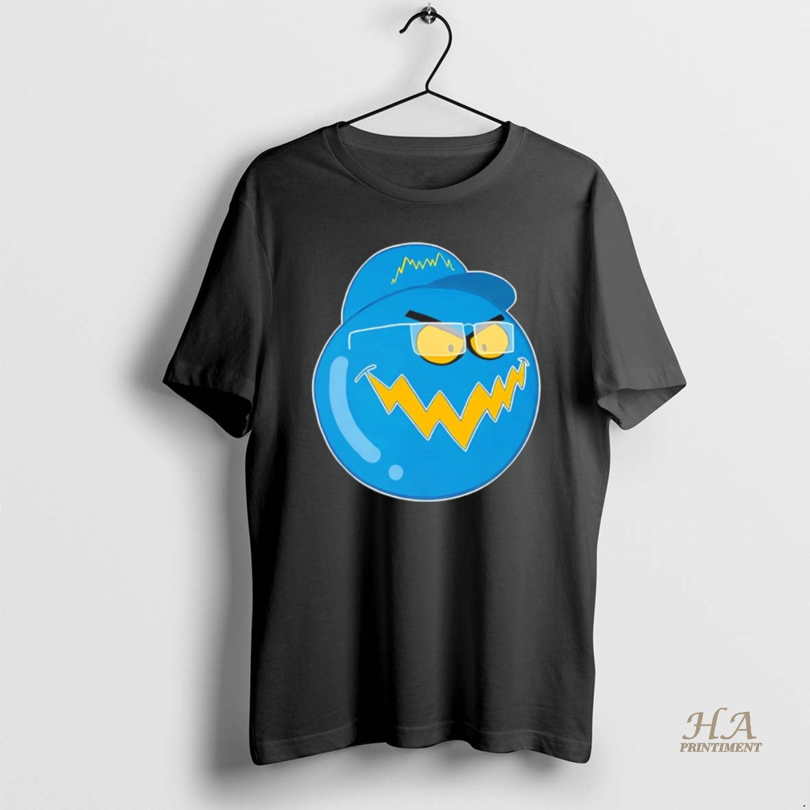 Official Cursed Bubble Los Angeles Chargers Black Ornaments T-Shirts, Hoodie, Sweatshirt | InkNestWear.com