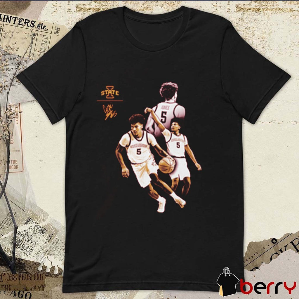 Curtis Jones Baller Iowa State Cyclones Basketball NCAA March Madness 2025 Signature Graphic t-shirt