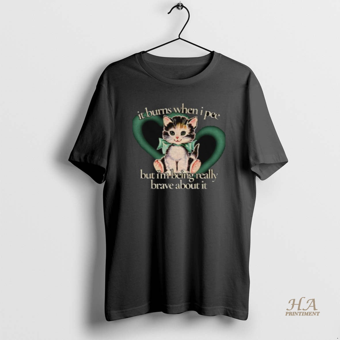 Official Cute Cat It Burns When I Pie Im Being Really Brave About It T-Shirts, Hoodie, Sweatshirt | InkNestWear.com