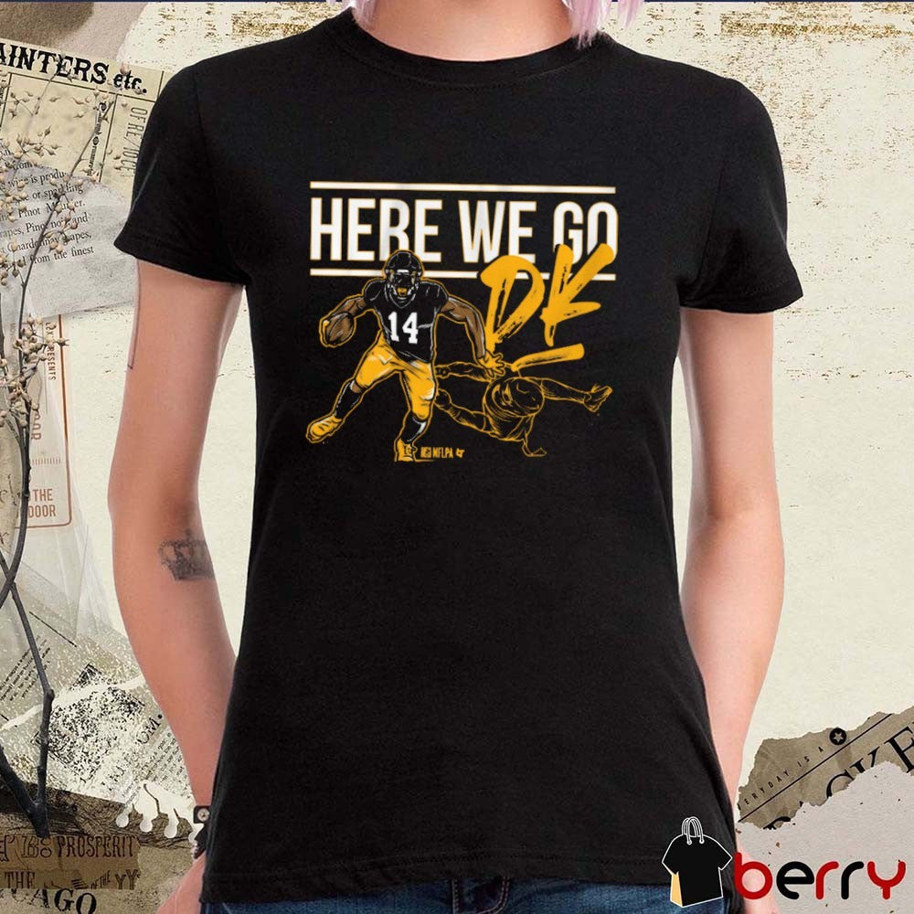 DK Metcalf Here We Go DK Pittsburgh Steelers NFL Football Painting 2025 t-shirt