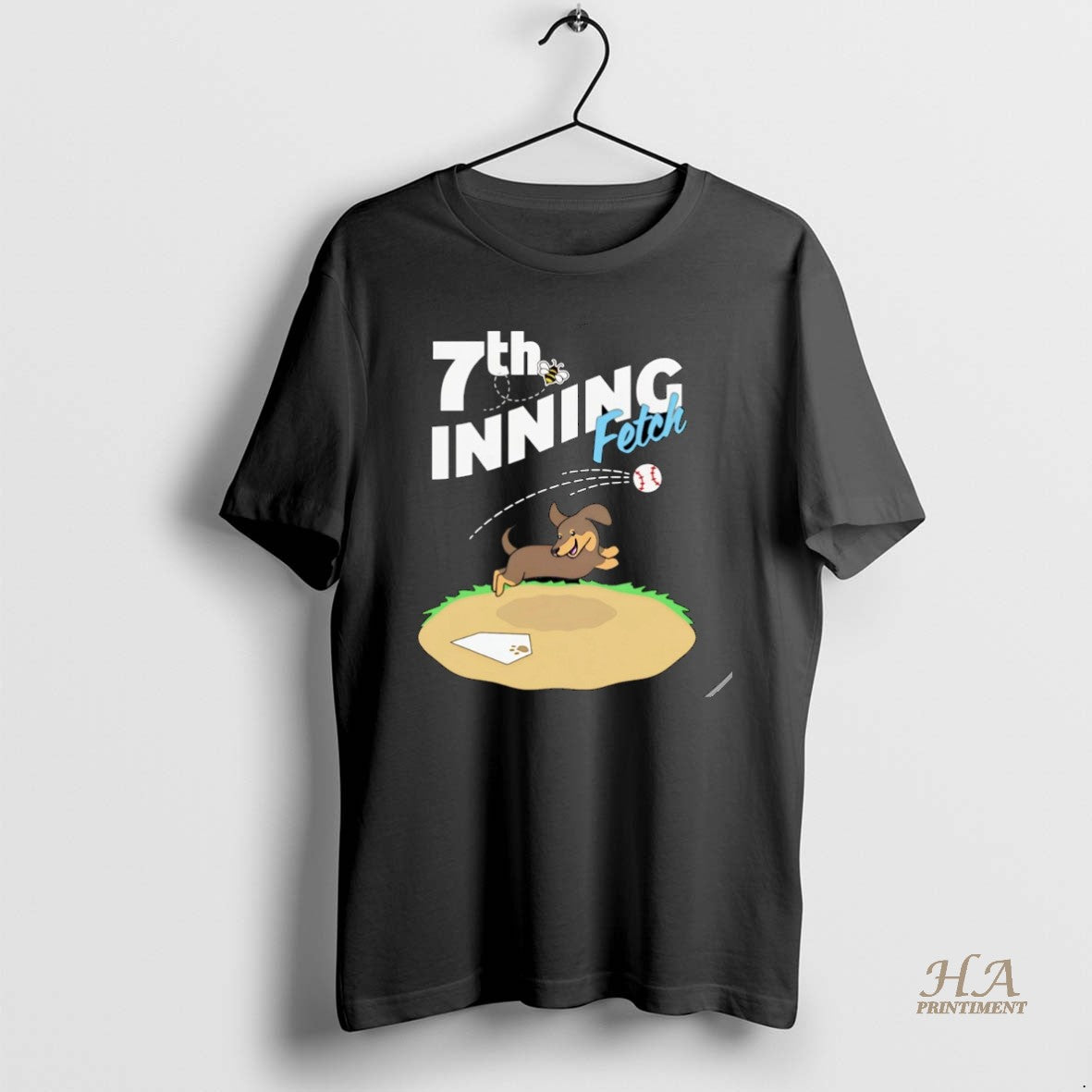 Official Dachshund Dog 7th Inning Fetch Cartoons Baseball Christmas T-Shirts, Hoodie, Sweatshirt | InkNestWear.com
