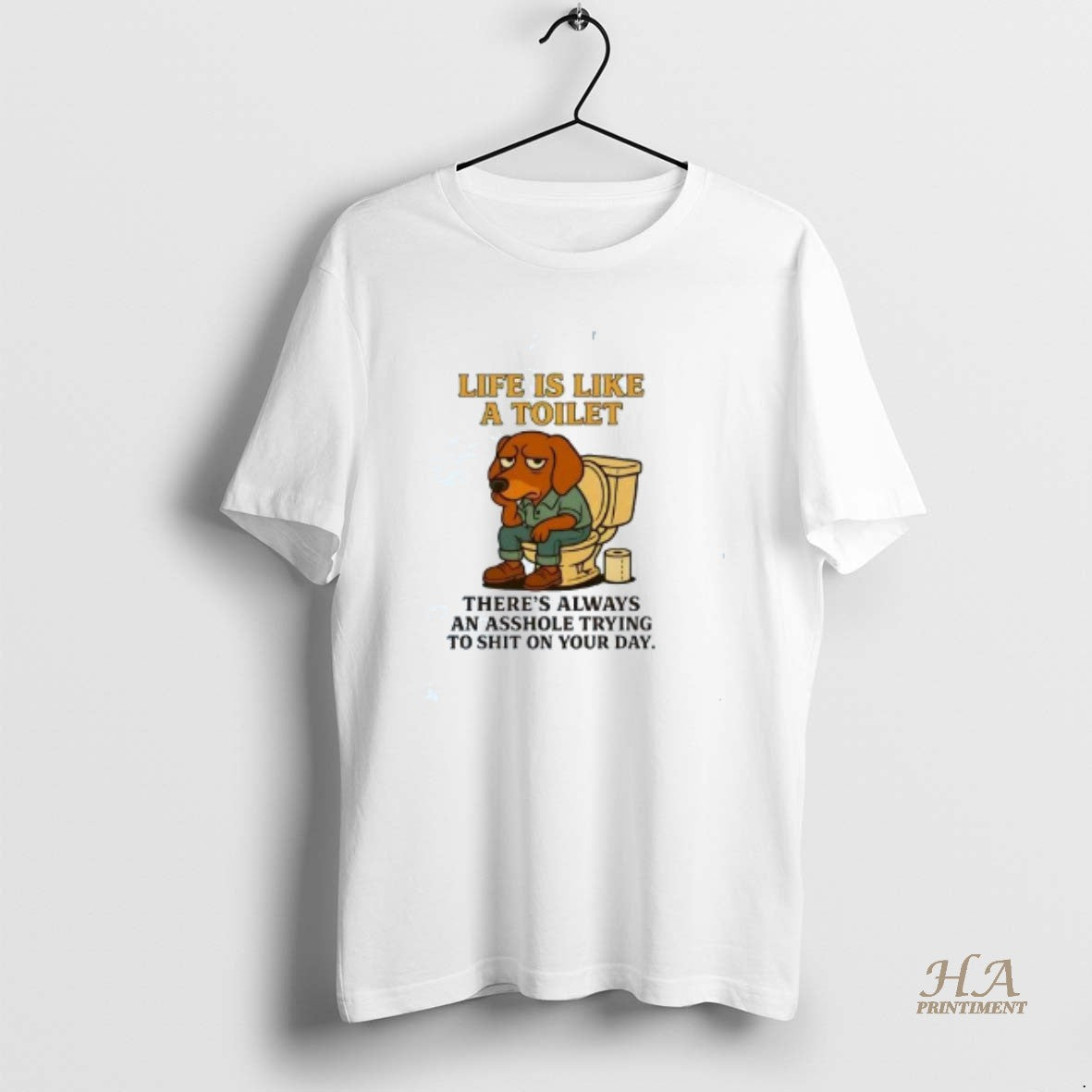 Official Dachshund Life Is Like A Toilet Theres Always An Asshole T-Shirts, Hoodie, Sweatshirt | InkNestWear.com