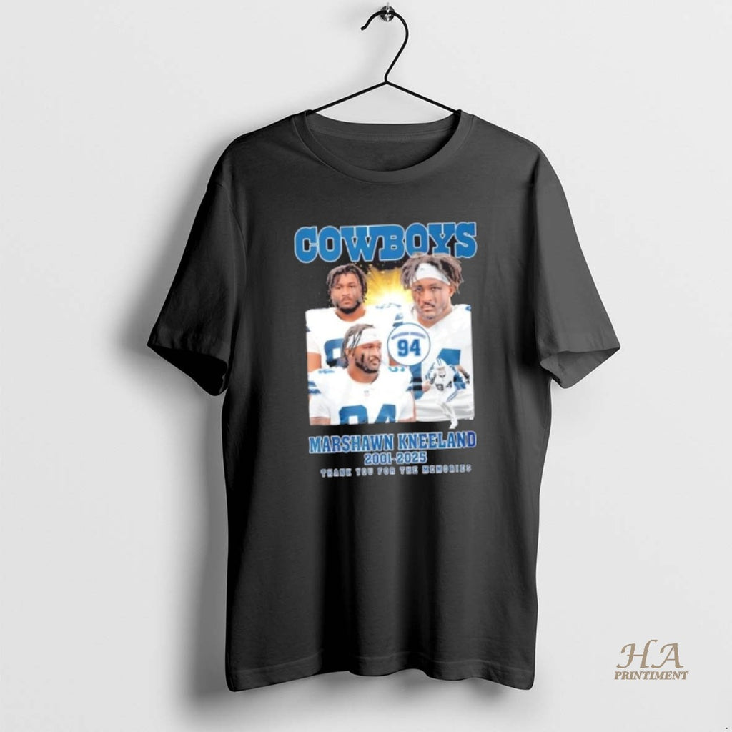 Official Dallas Cowboys 94 Marshawn Kneeland 2001 2025 Thank You For The Memories T-Shirts, Hoodie, Sweatshirt