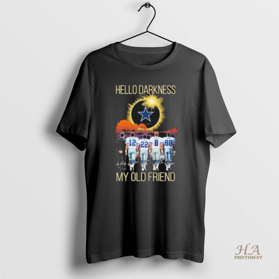 Official Dallas Cowboys Hello Darkness My Old Friend T-Shirts, Hoodie, Sweatshirt | InkNestWear.com