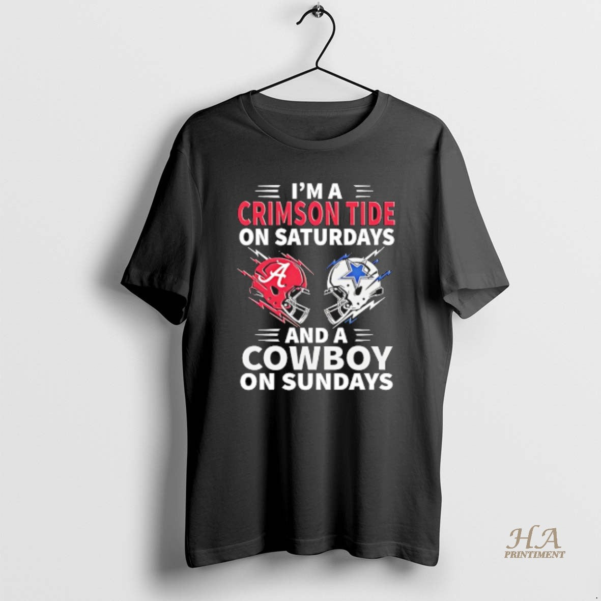 Official Dallas Cowboys Vs Alabama Im A Crimson Tide On Saturdays And A Cowboy On T-Shirts, Hoodie, Sweatshirt