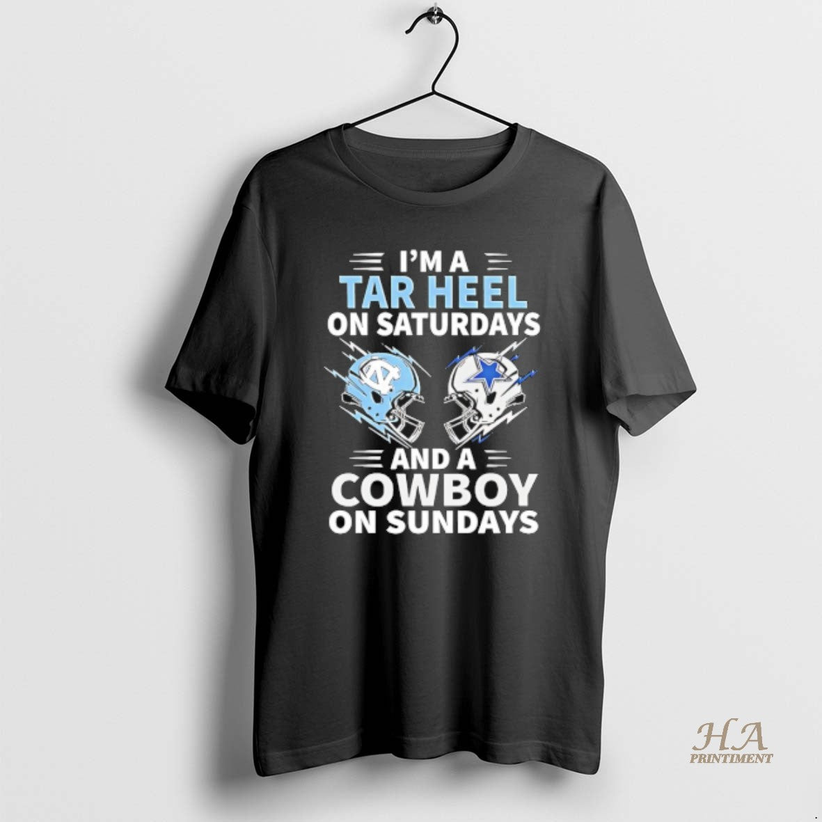 Official Dallas Cowboys Vs Tar Heel Im A Tar Heel On Saturdays And A Cowboy T-Shirts, Hoodie, Sweatshirt | InkNestWear.com