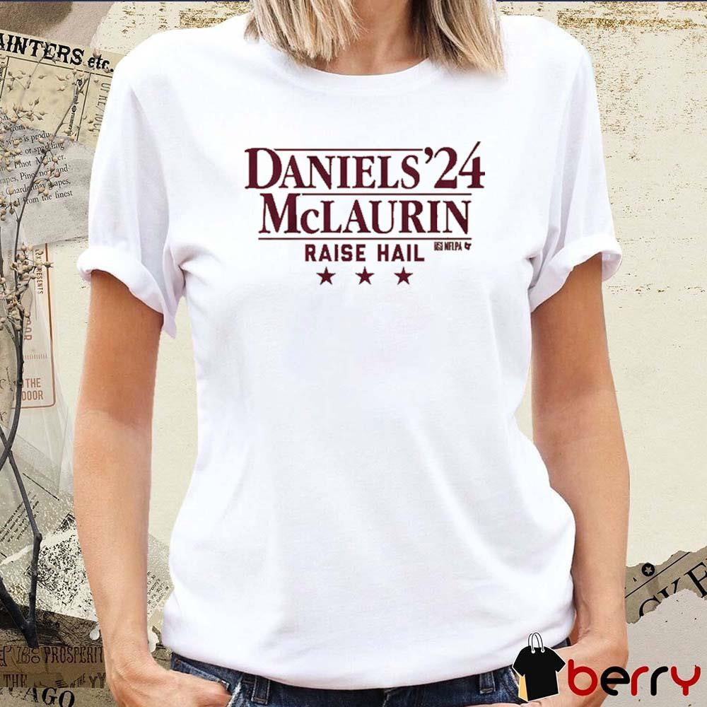 Daniels-McLaurin ’24 Raise Hail Washington Commanders t-shirt