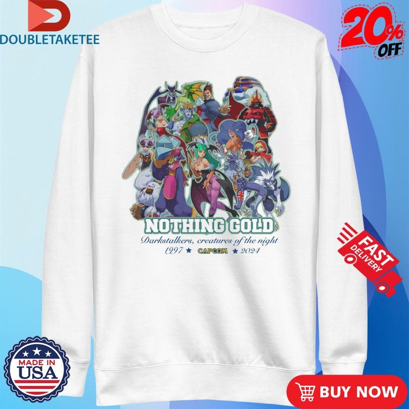 Darkstalkers Creatures Of The Night 1997 2024 3 Cast Nothing Gold Shirts