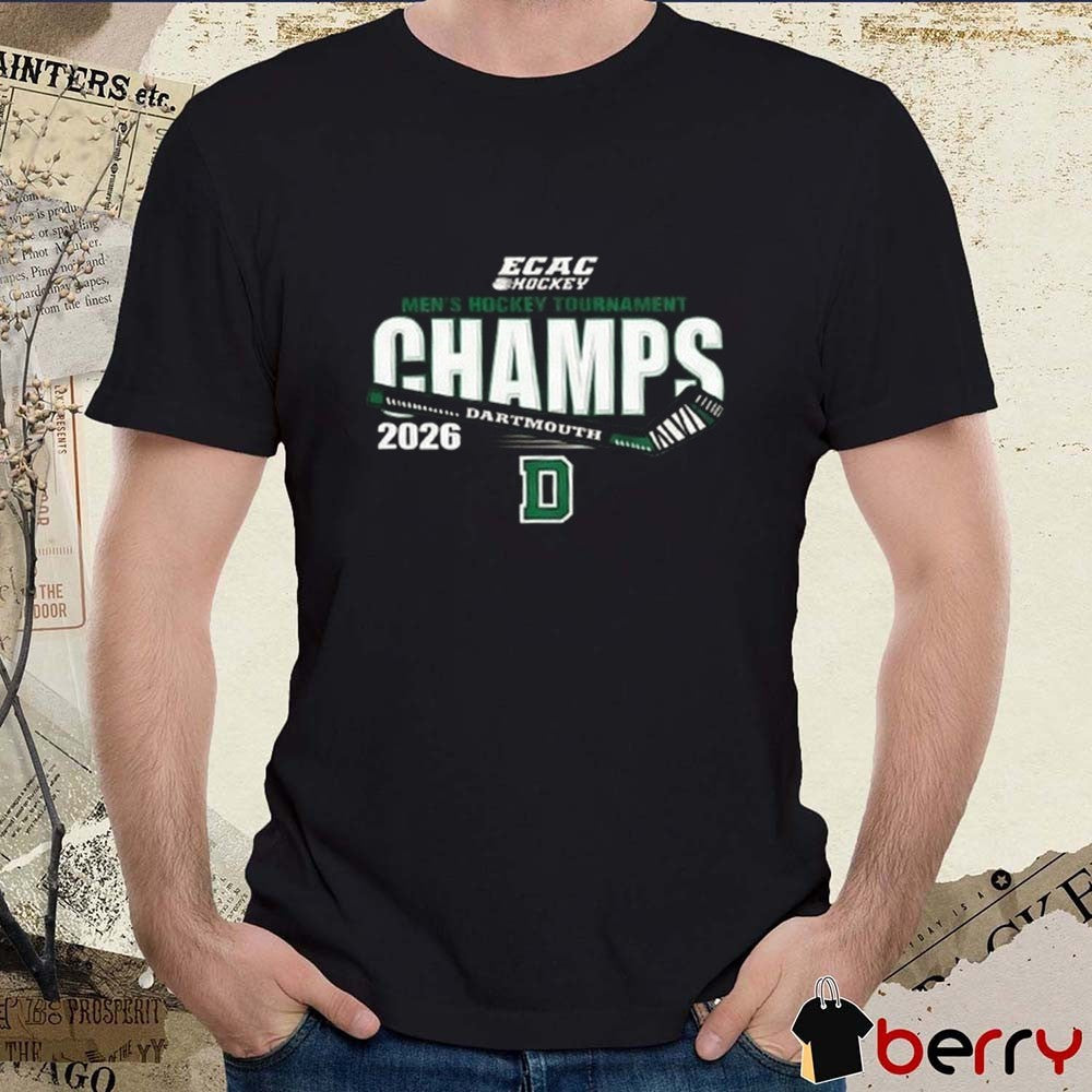 Dartmouth Big Green Hockey 2026 ECAC Men’s Hockey Tournament Champs Champs t-shirt