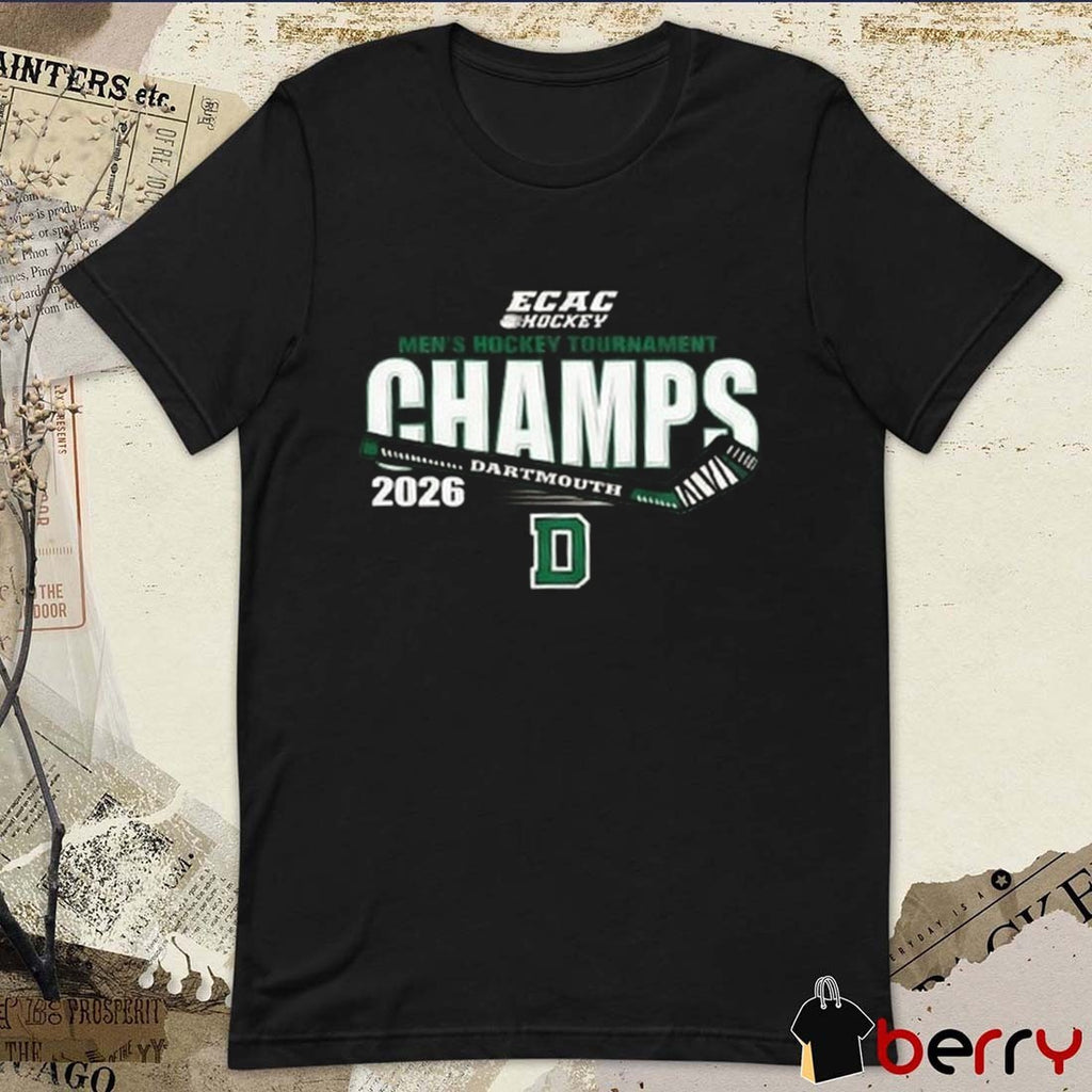 Dartmouth Big Green Hockey 2026 ECAC Men’s Hockey Tournament Champs Champs t-shirt