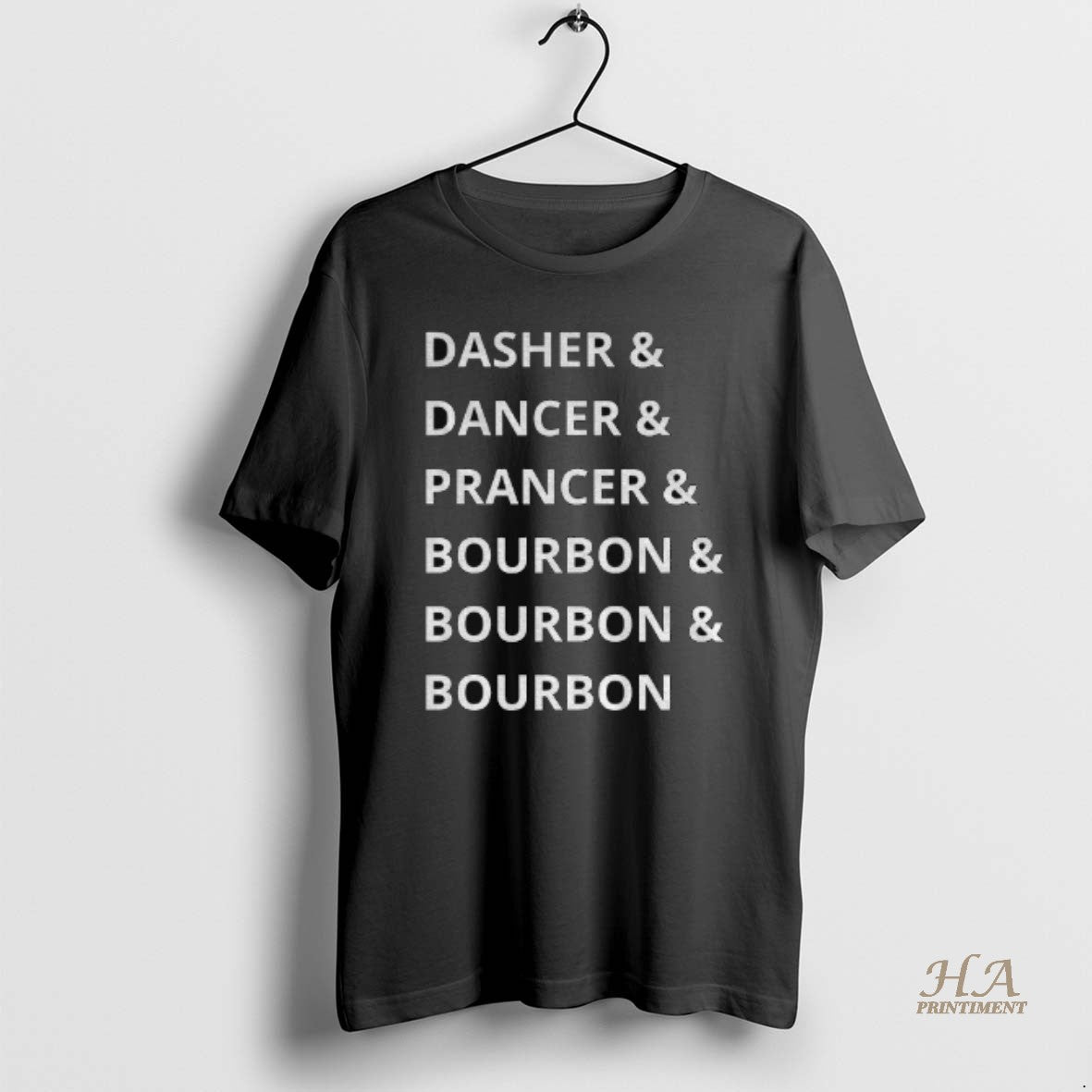 Official Dasher Dancer Prancer And Whiskey Bourbon And Scotch T-Shirts, Hoodie, Sweatshirt | InkNestWear.com