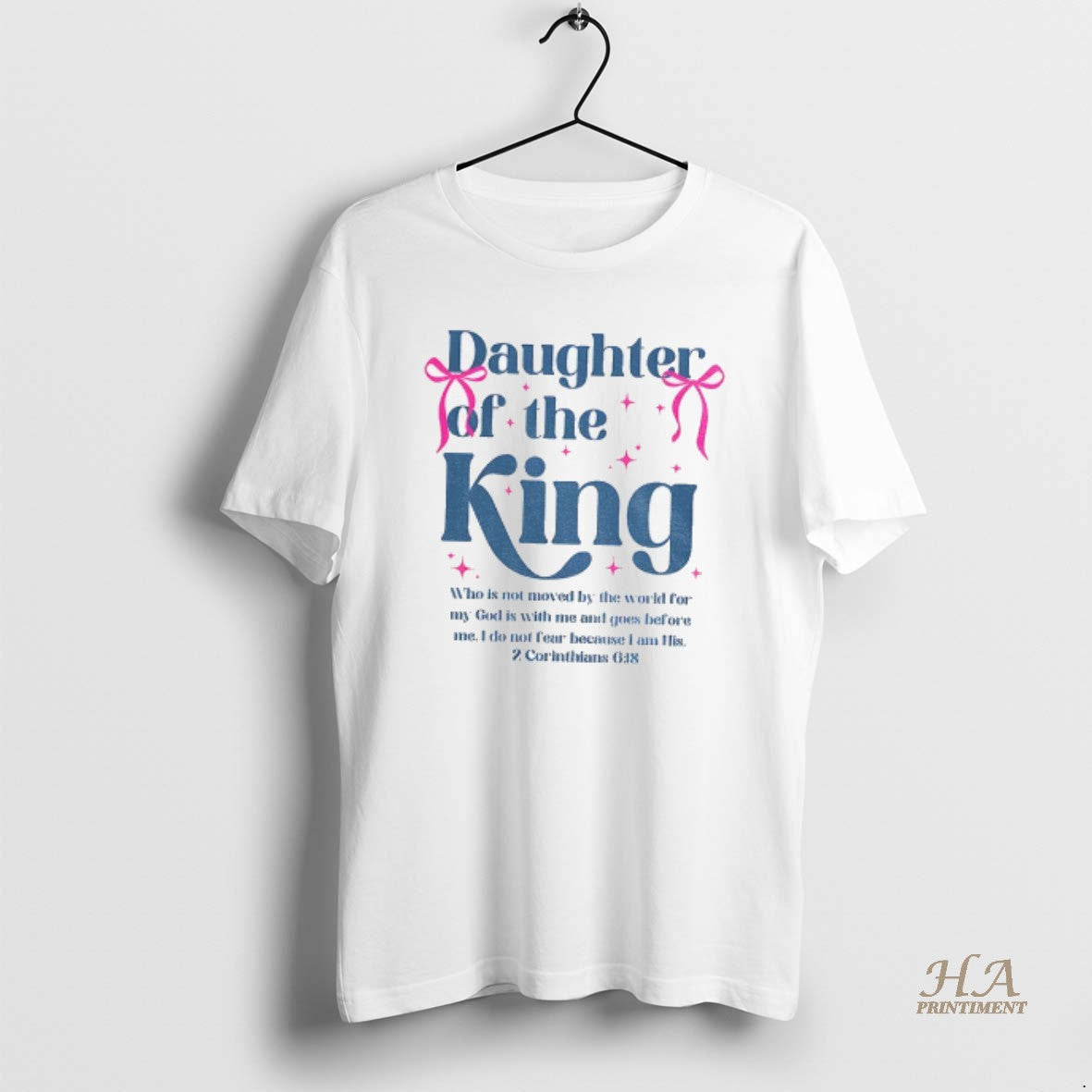 Official Daughter Of The King Who Is Not Moved By The World For My God T-Shirts, Hoodie, Sweatshirt | InkNestWear.com