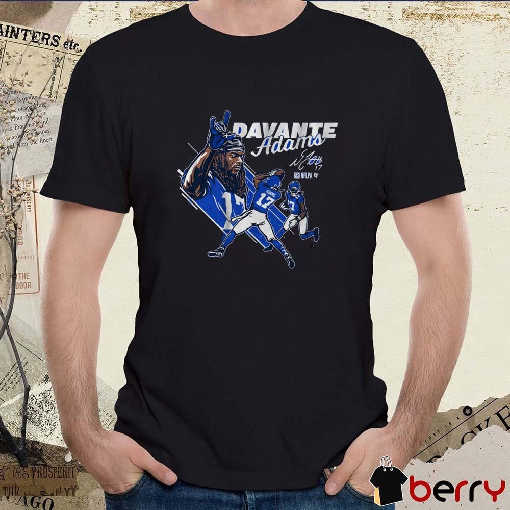 Davante Adams Los Angeles Rams Football NFL Football 2025 Painting Signature t-shirt