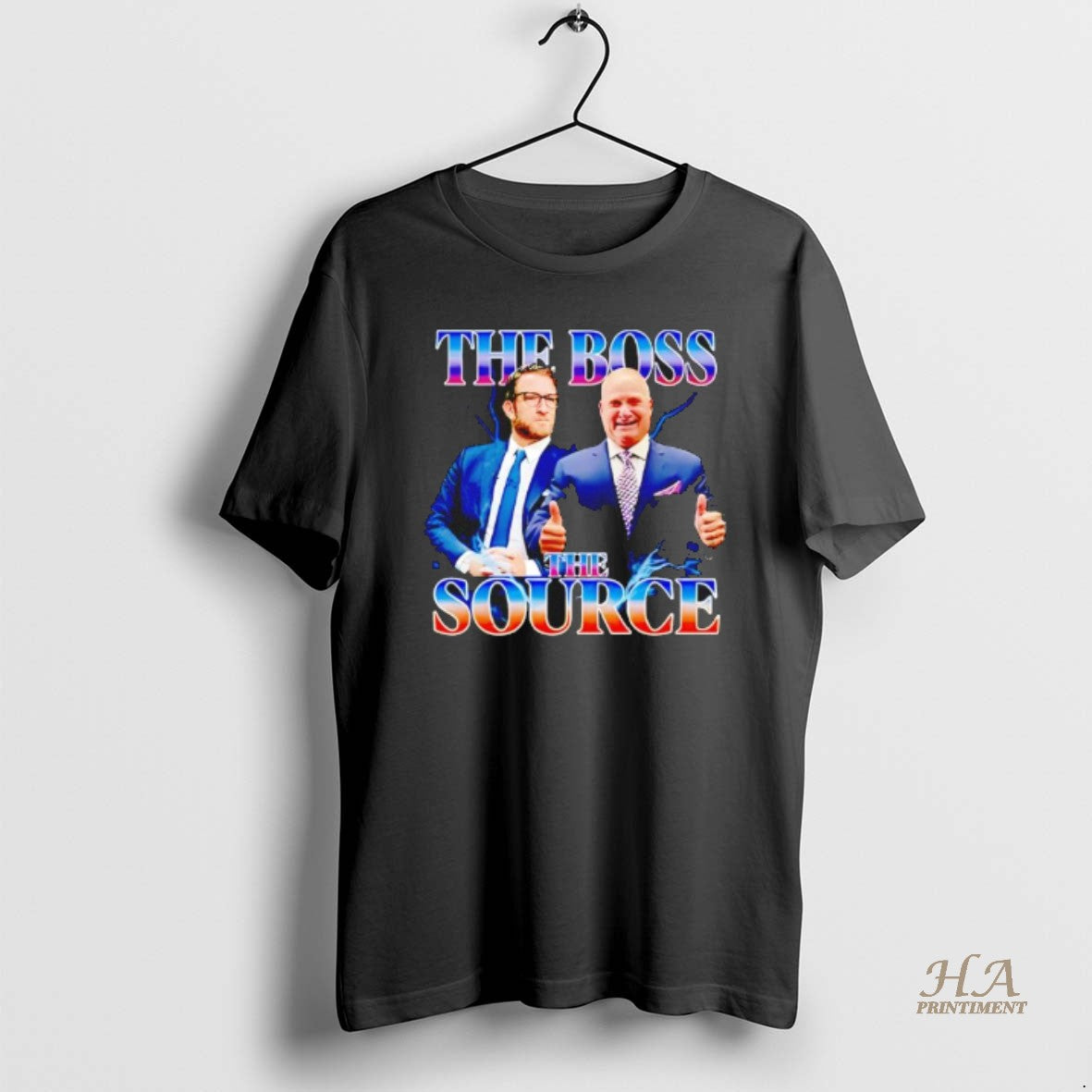 Official Dave Portnoy And Stu Feiner The Boss The Source Classic Black T-Shirts, Hoodie, Sweatshirt | InkNestWear.com