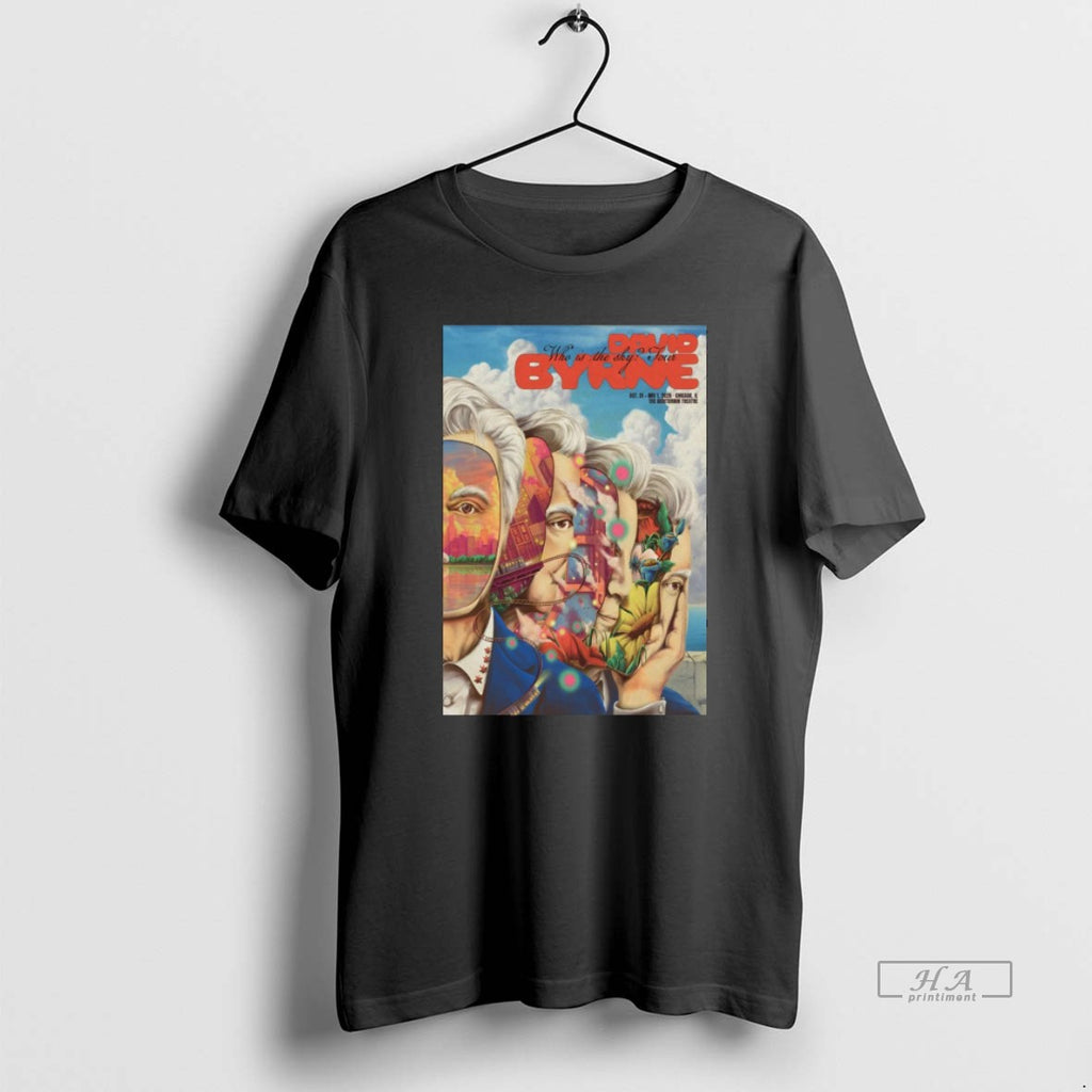 Official David Byrne Tour Chicago On October 31 November 1 2025 The Auditorium Theatre T-Shirts, Hoodie, Sweatshirt