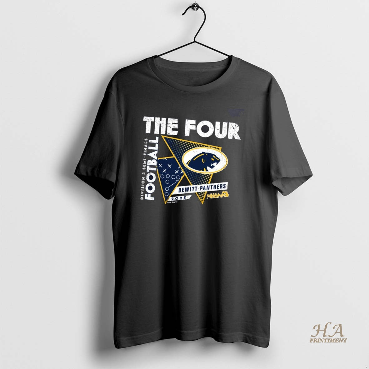 Official Dewitt Panthers 2025 D3 Semifinals The Four T-Shirts, Hoodie, Sweatshirt | InkNestWear.com
