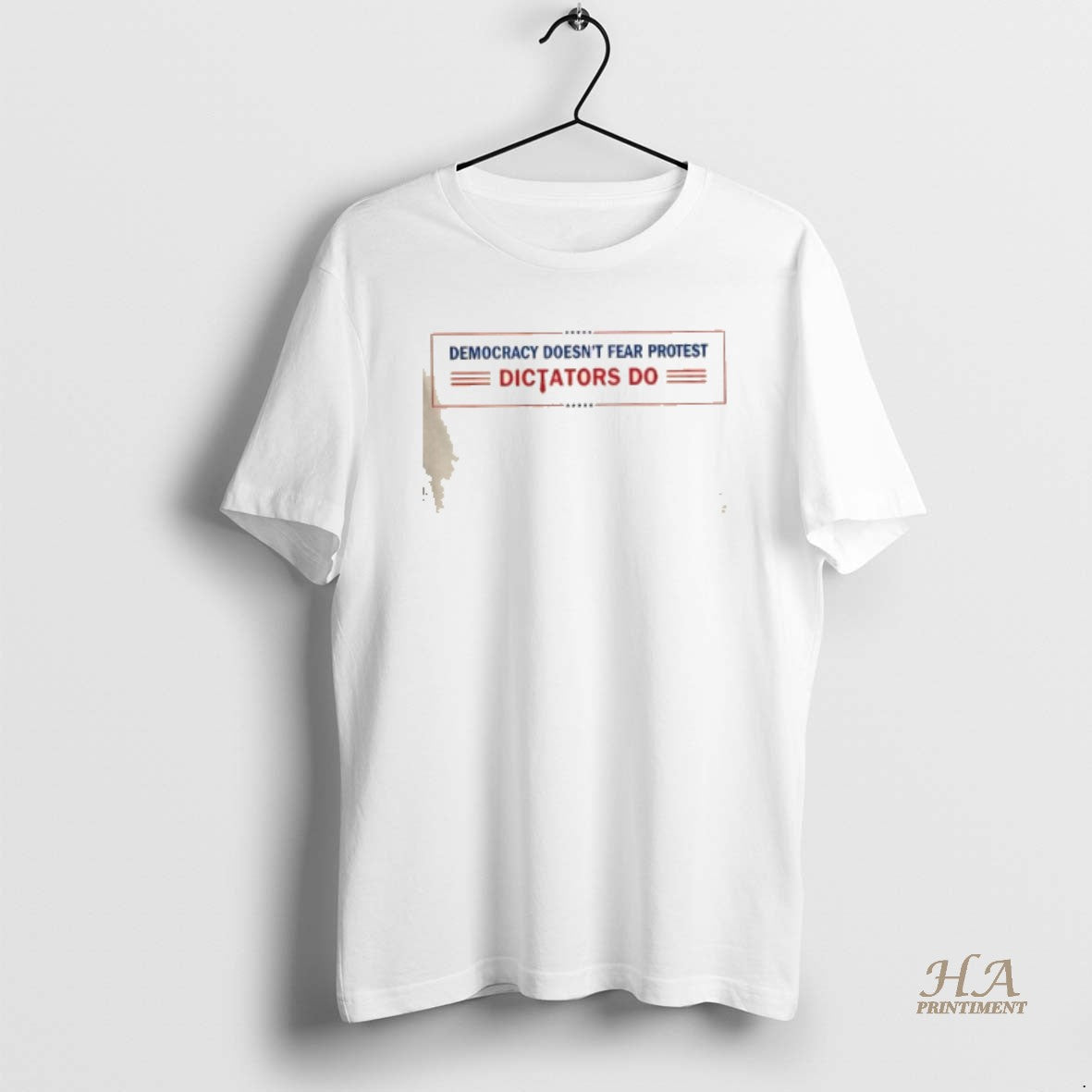 Official Democracy Doesnt Fear Protest Dictators Do Stars T-Shirts, Hoodie, Sweatshirt | InkNestWear.com