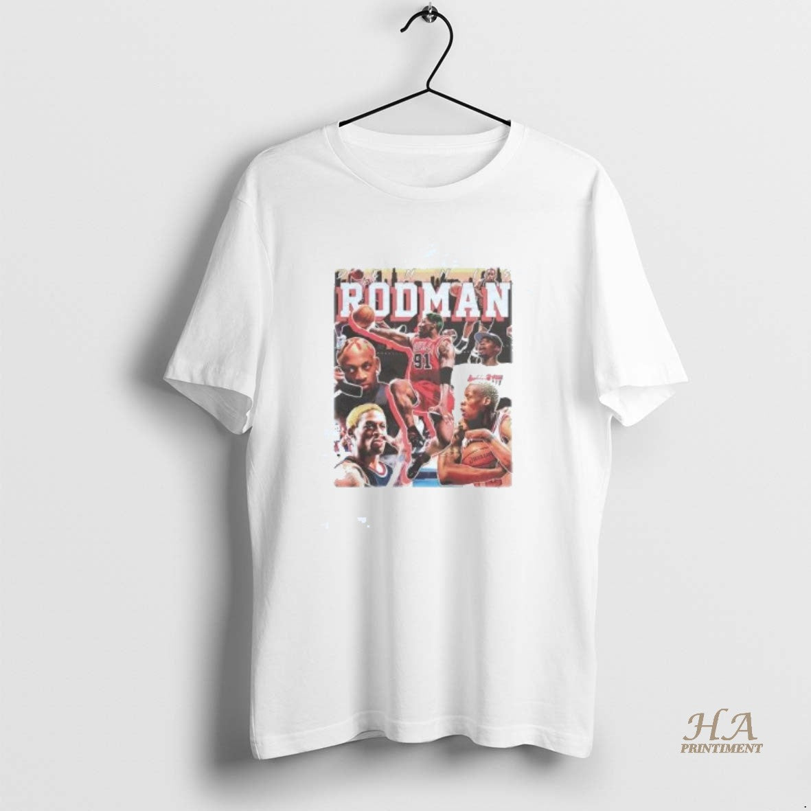 Official Dennis Rodman Picture Collage Chicago Bulls T-Shirts, Hoodie, Sweatshirt | InkNestWear.com