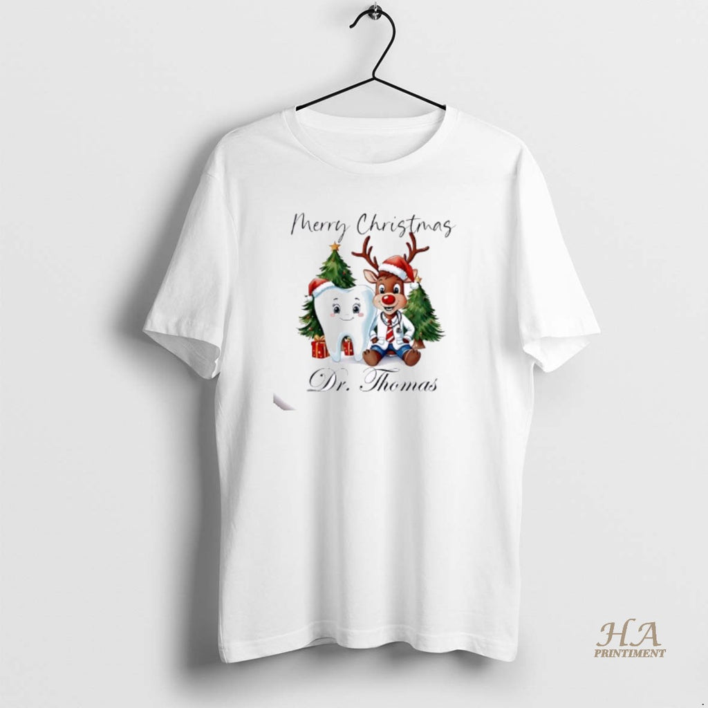 Official Dental Hygienist Christmas Personalized Ornaments White T-Shirts, Hoodie, Sweatshirt | InkNestWear.com