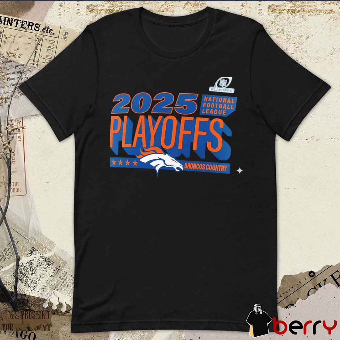 Denver Broncos 2025 NFL Playoffs Ready Broncos Country t-shirt
