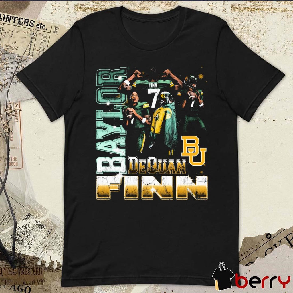 Dequan Finn Baylor Bears Vintage Graphic t-shirt