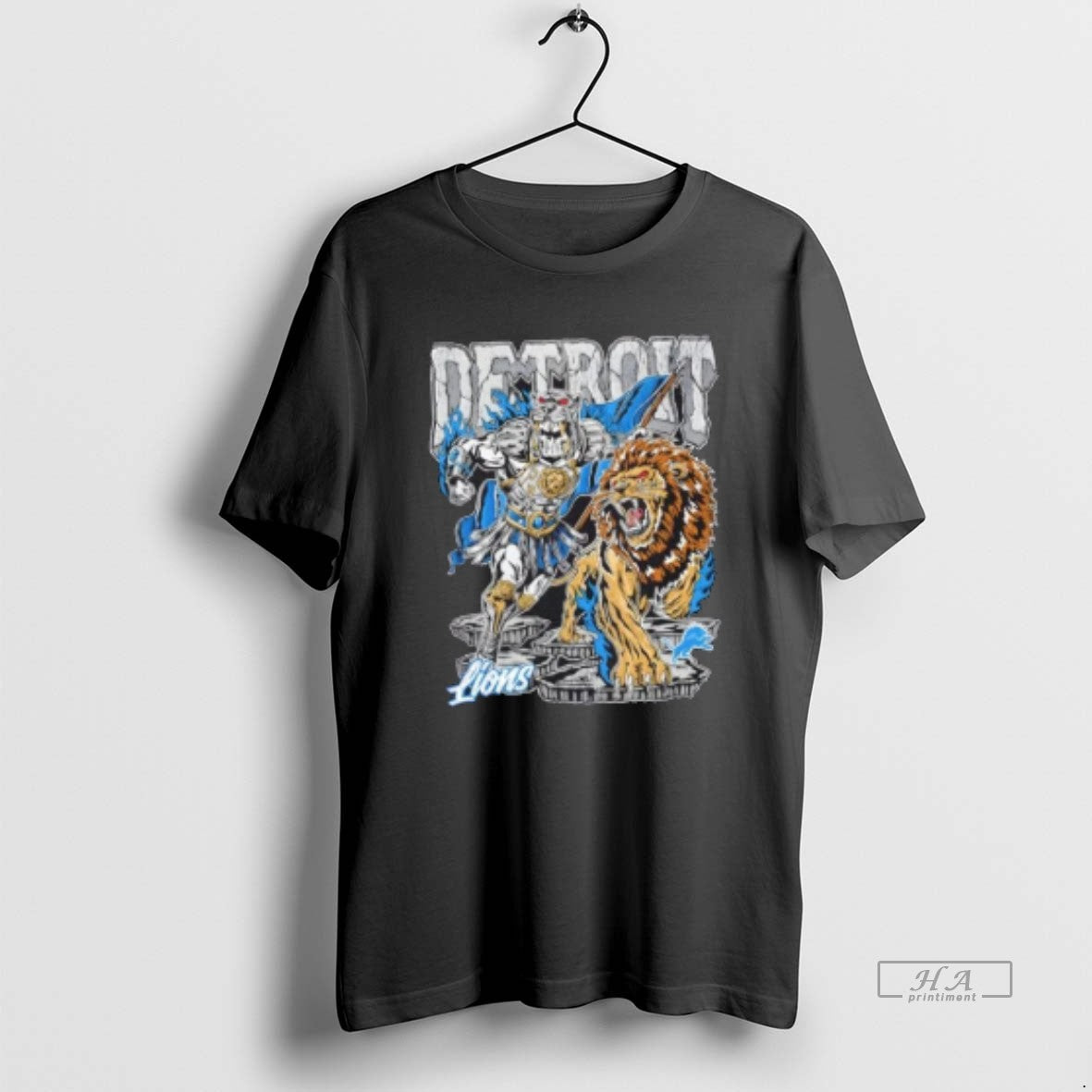 Official Detroit Lions Gladiator Football Fire Graphic T-Shirts, Hoodie, Sweatshirt | InkNestWear.com