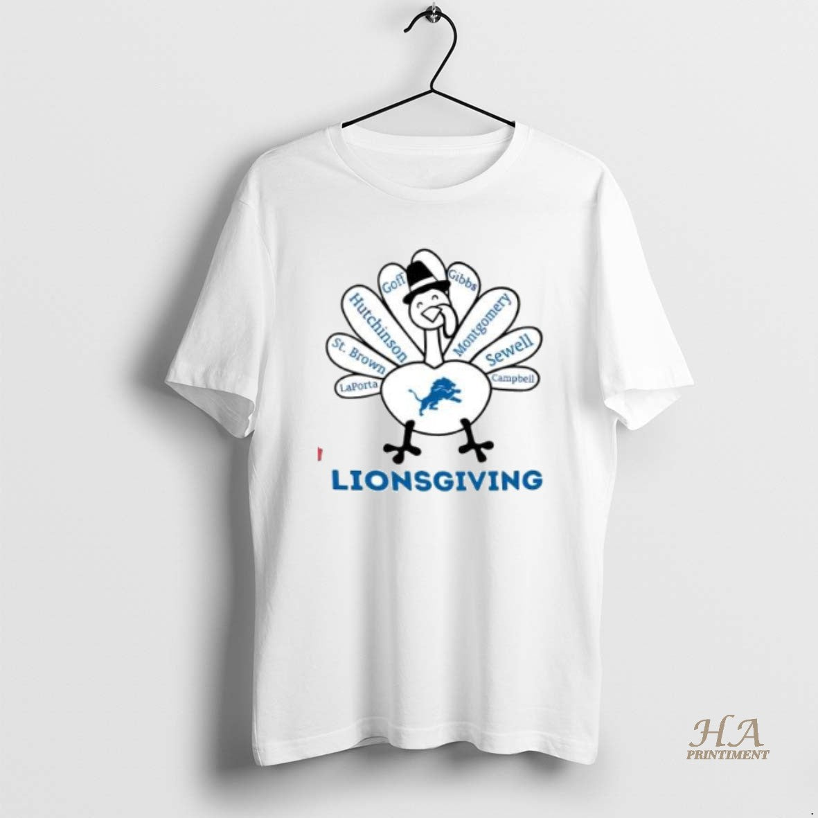 Official Detroit Lions Lionsgiving T-Shirts, Hoodie, Sweatshirt | InkNestWear.com