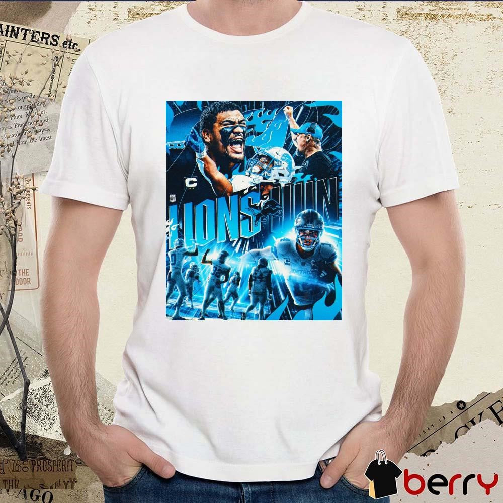 Detroit Lions Win Green Bay Packers The Lions Get A Big Division Win In Green Bay Poster t-shirt