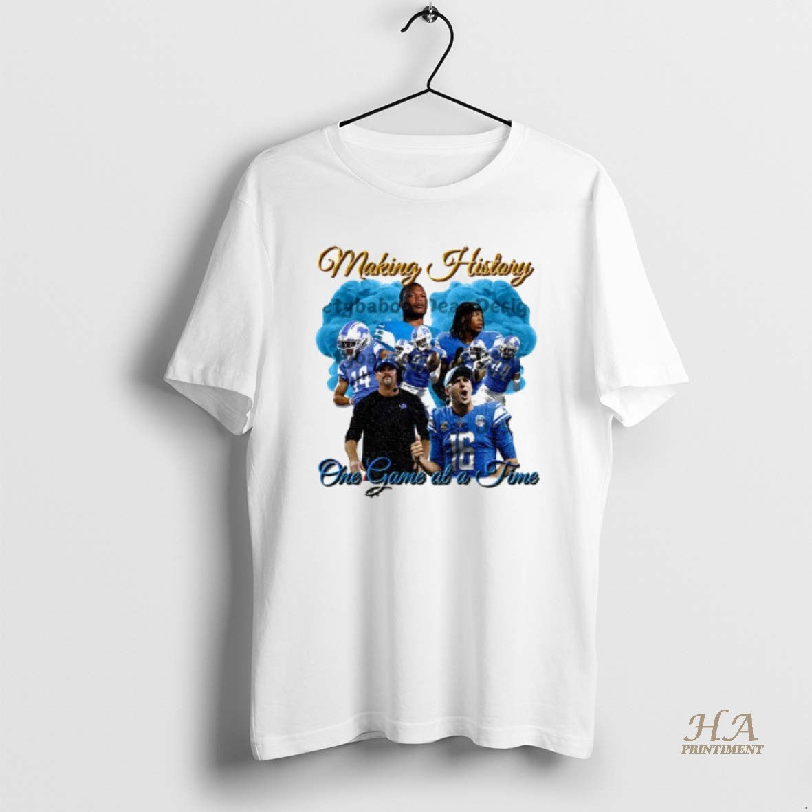 Official Detroit Lions Making History One Game At A Time T-Shirts, Hoodie, Sweatshirt | InkNestWear.com