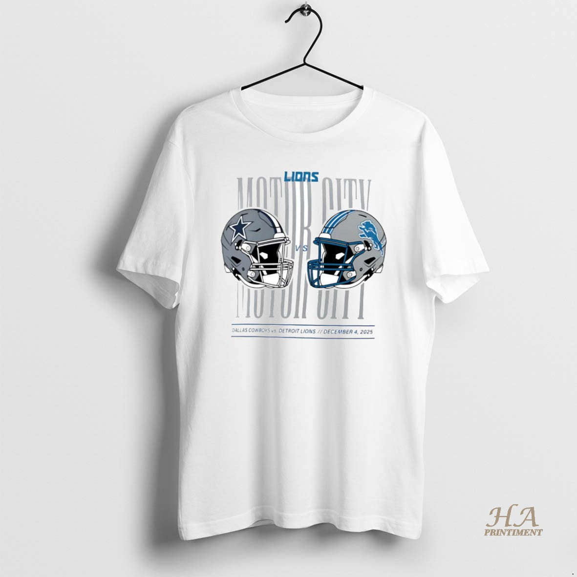Official Detroit Lions Vs Dallas Cowboys Helmet Matchup Motor City T-Shirts, Hoodie, Sweatshirt | InkNestWear.com