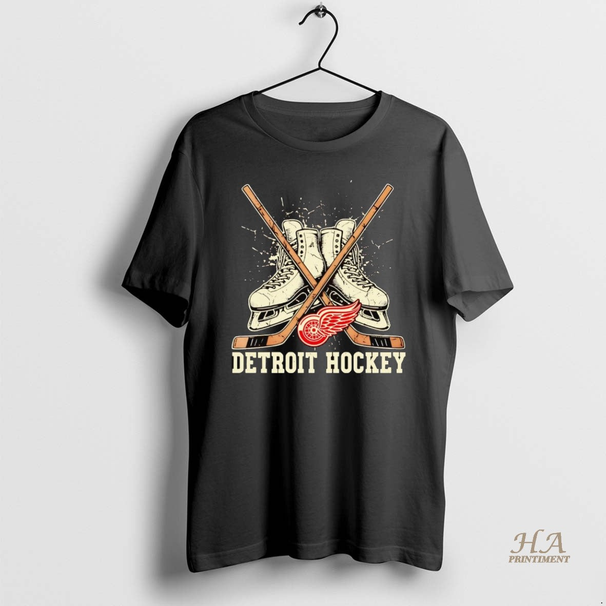 Official Detroit Red Wings Skates And Hockey Sticks T-Shirts, Hoodie, Sweatshirt | InkNestWear.com