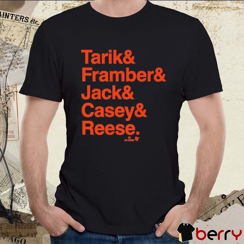 Detroit Tigers Baseball Tarik and Framber and Jack and Casey and Reese t-shirt
