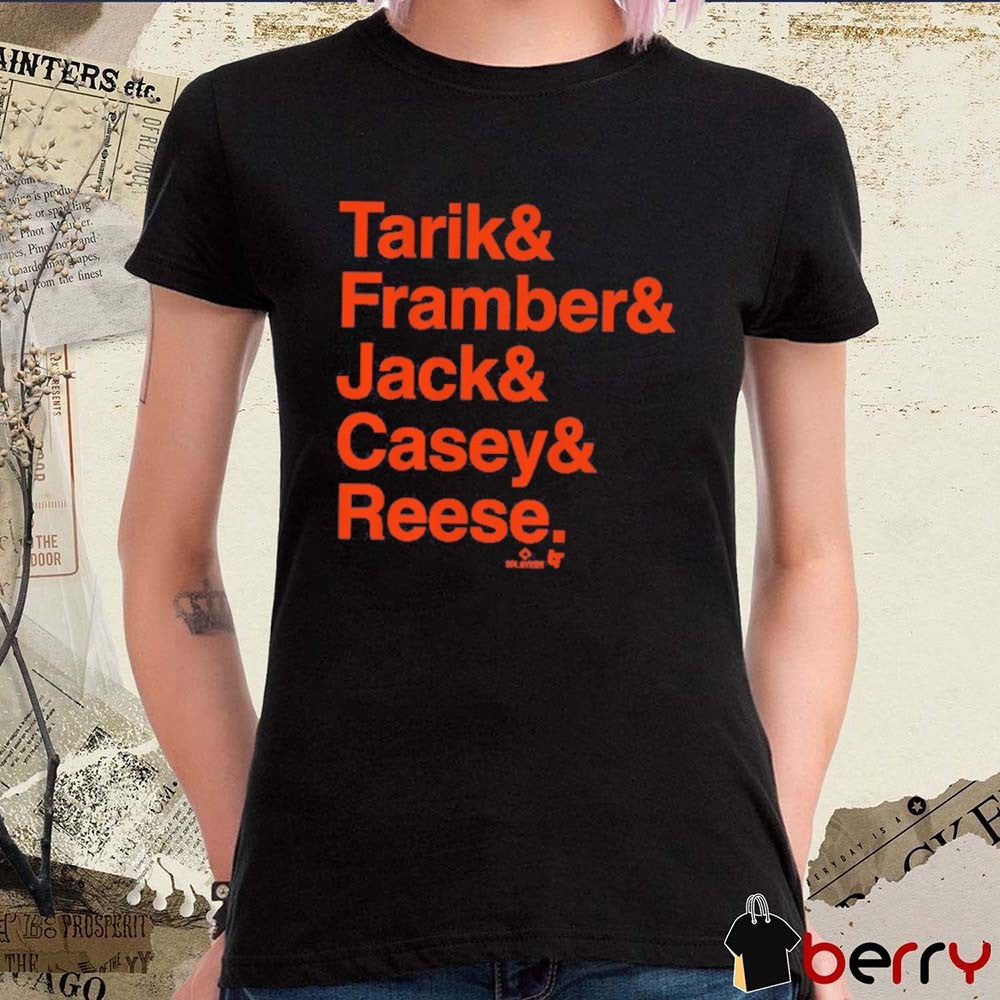 Detroit Tigers Baseball Tarik and Framber and Jack and Casey and Reese t-shirt