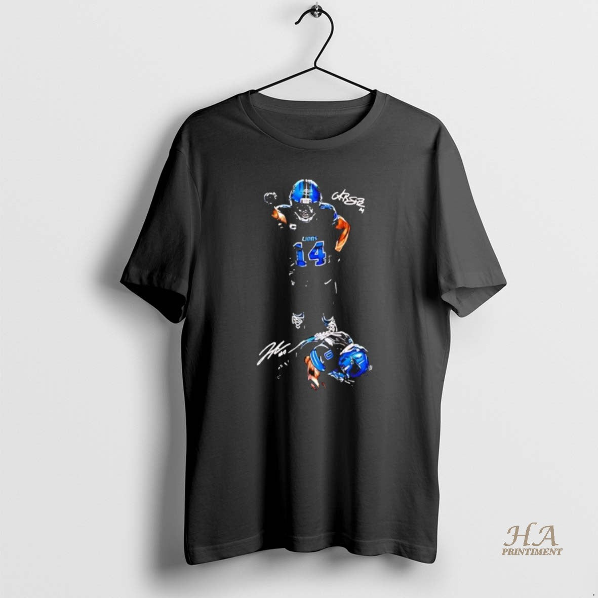 Official Detroit Lions Superbrown And Spidergibbs Black T-Shirts, Hoodie, Sweatshirt | InkNestWear.com