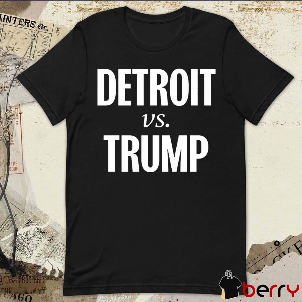 Detroit vs Donald Trump Detroit Lions NFL t-shirt