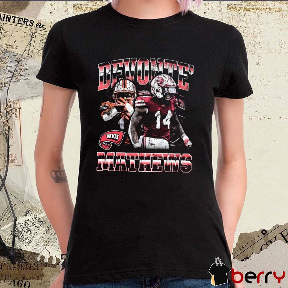 Devonte’ Mathews Western Kentucky Hilltoppers 90s Pepper t-shirt