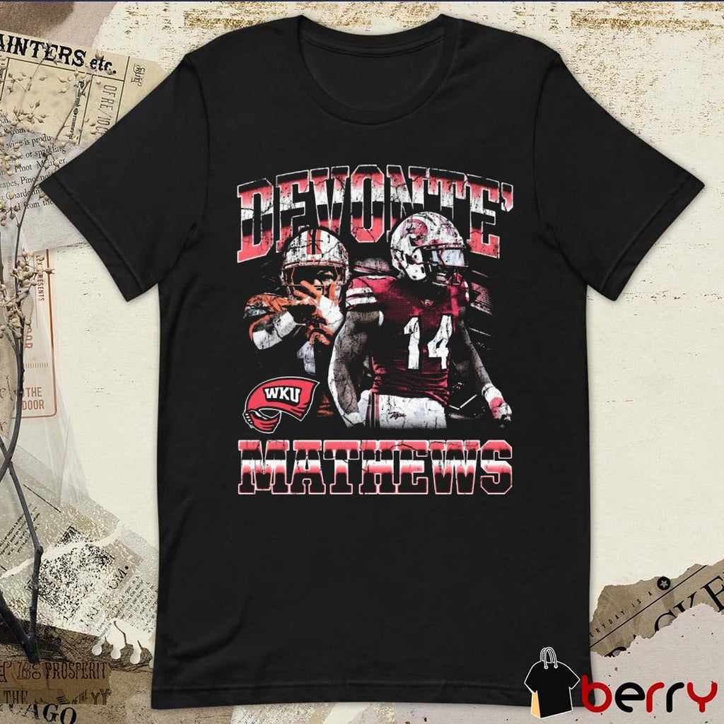 Devonte’ Mathews Western Kentucky Hilltoppers 90s Pepper t-shirt