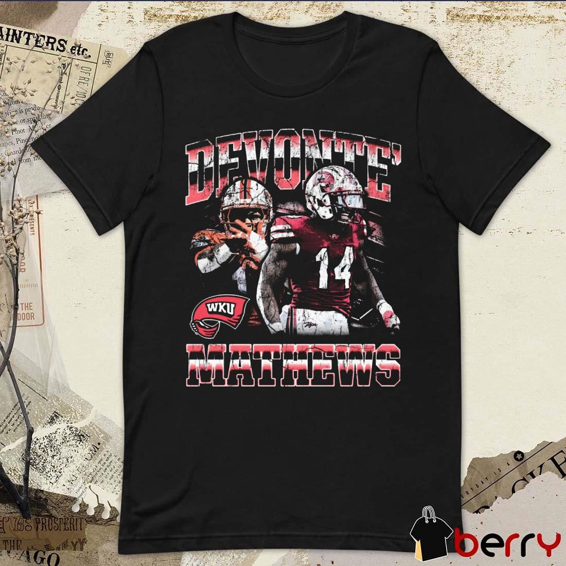 Devonte’ Mathews Western Kentucky Hilltoppers 90s Pepper t-shirt
