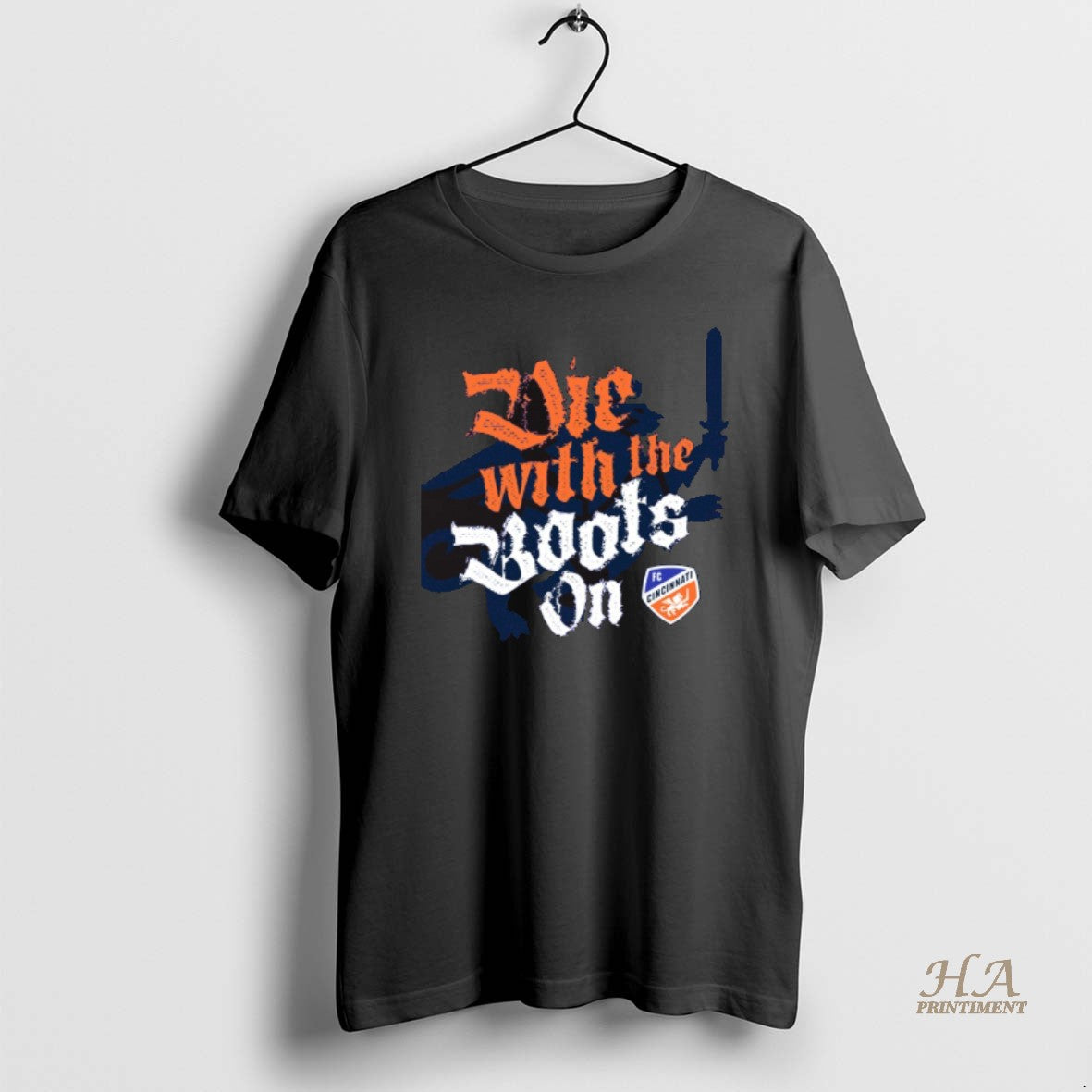 Official Die With The Boots On Fc Cincinnati T-Shirts, Hoodie, Sweatshirt | InkNestWear.com