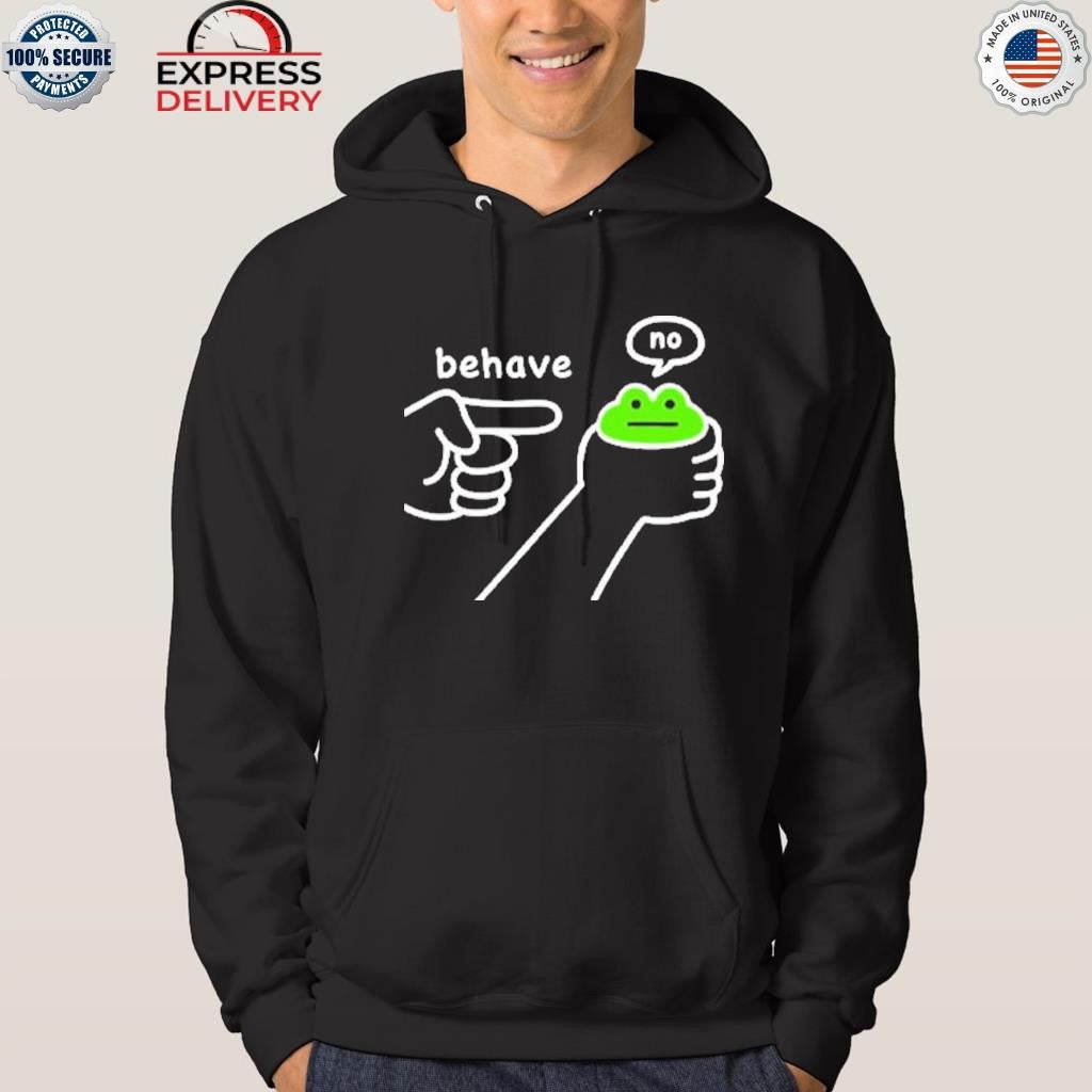 Dishonest Frog Funny Frog Meme Behave No Shirt