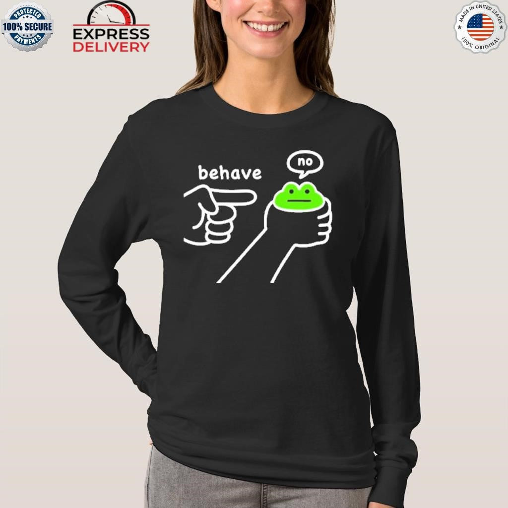 Dishonest Frog Funny Frog Meme Behave No Shirt