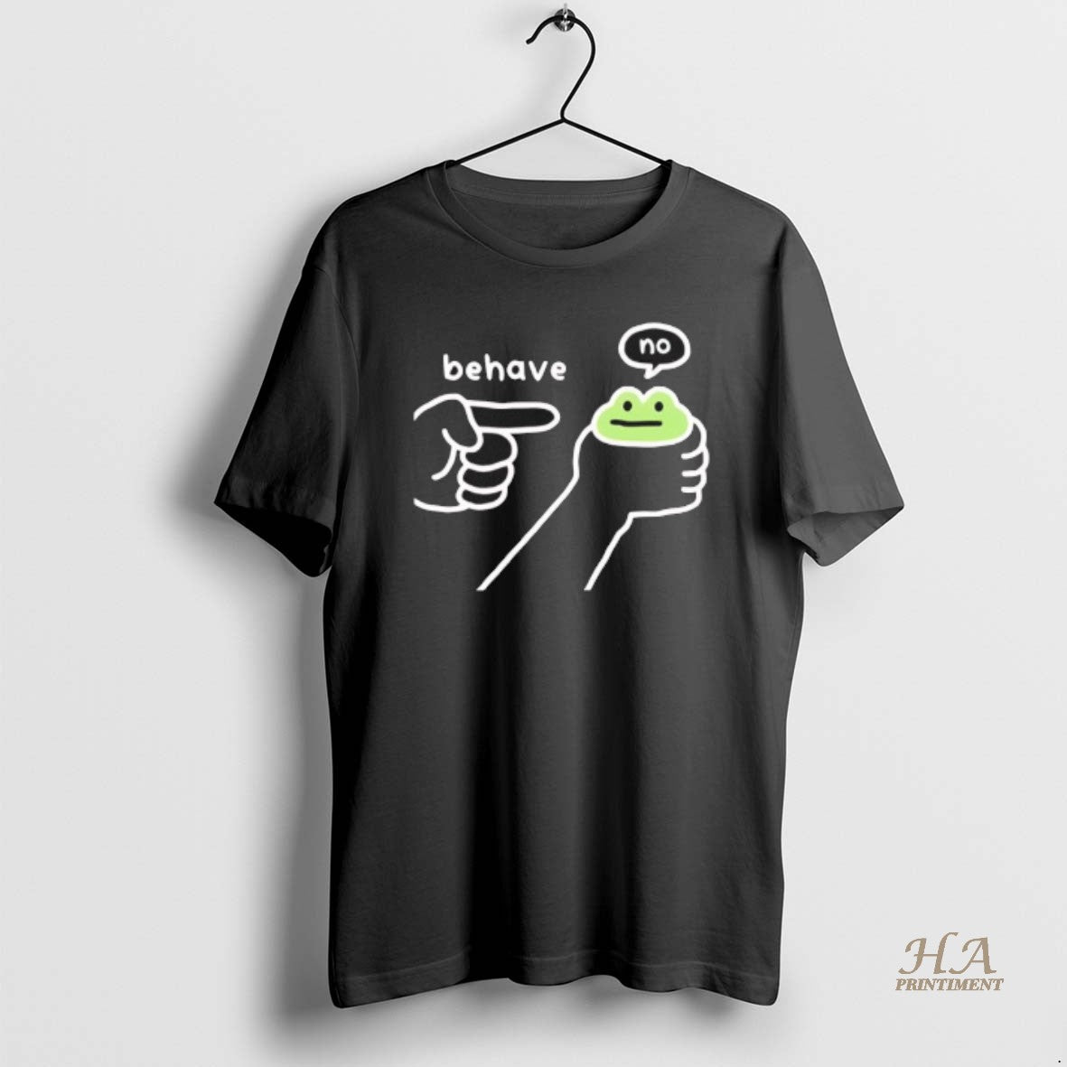 Official Dishonest Frog Washed Behave No Black T-Shirts, Hoodie, Sweatshirt | InkNestWear.com