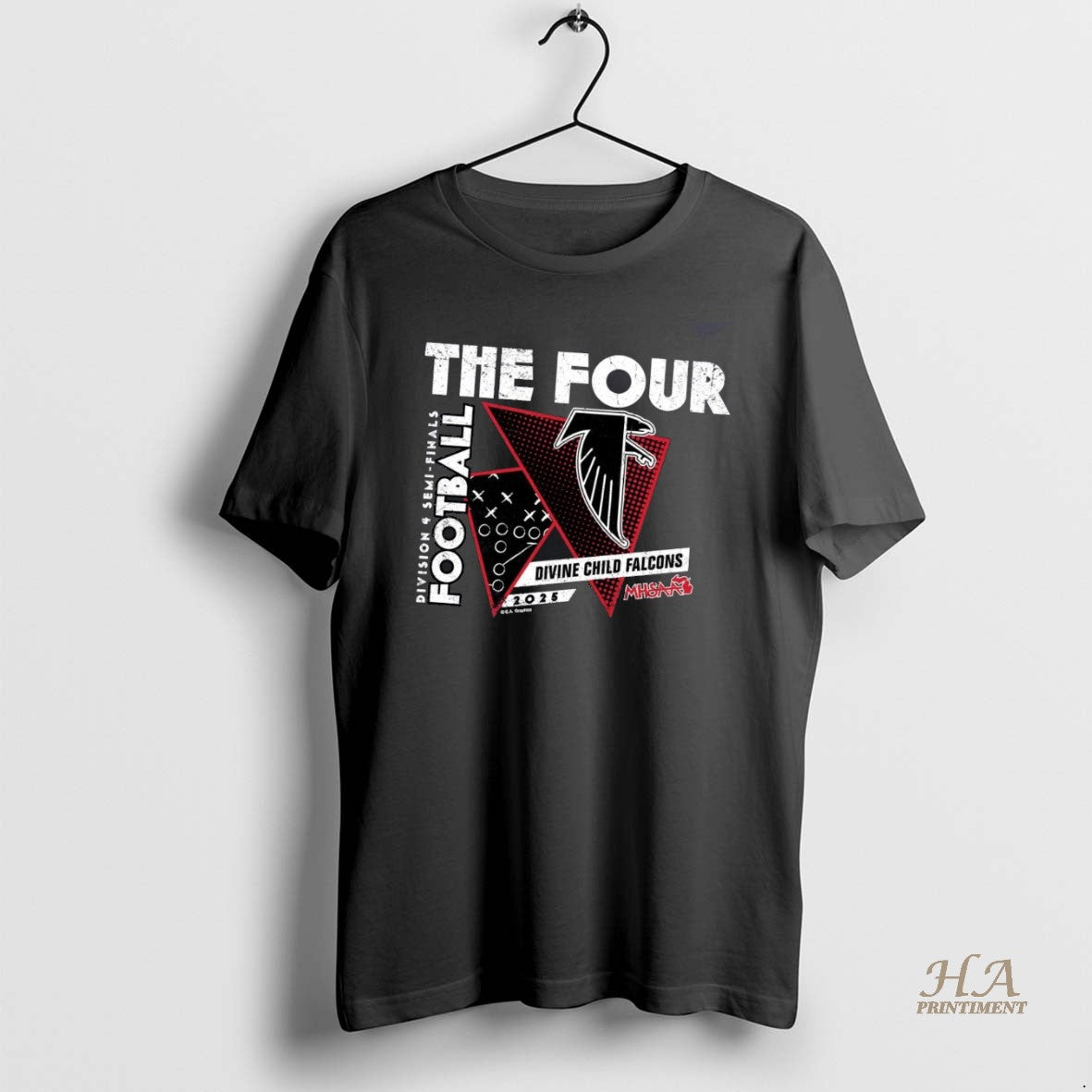 Official Divine Child Falcons 2025 D4 Semifinals The Four T-Shirts, Hoodie, Sweatshirt | InkNestWear.com