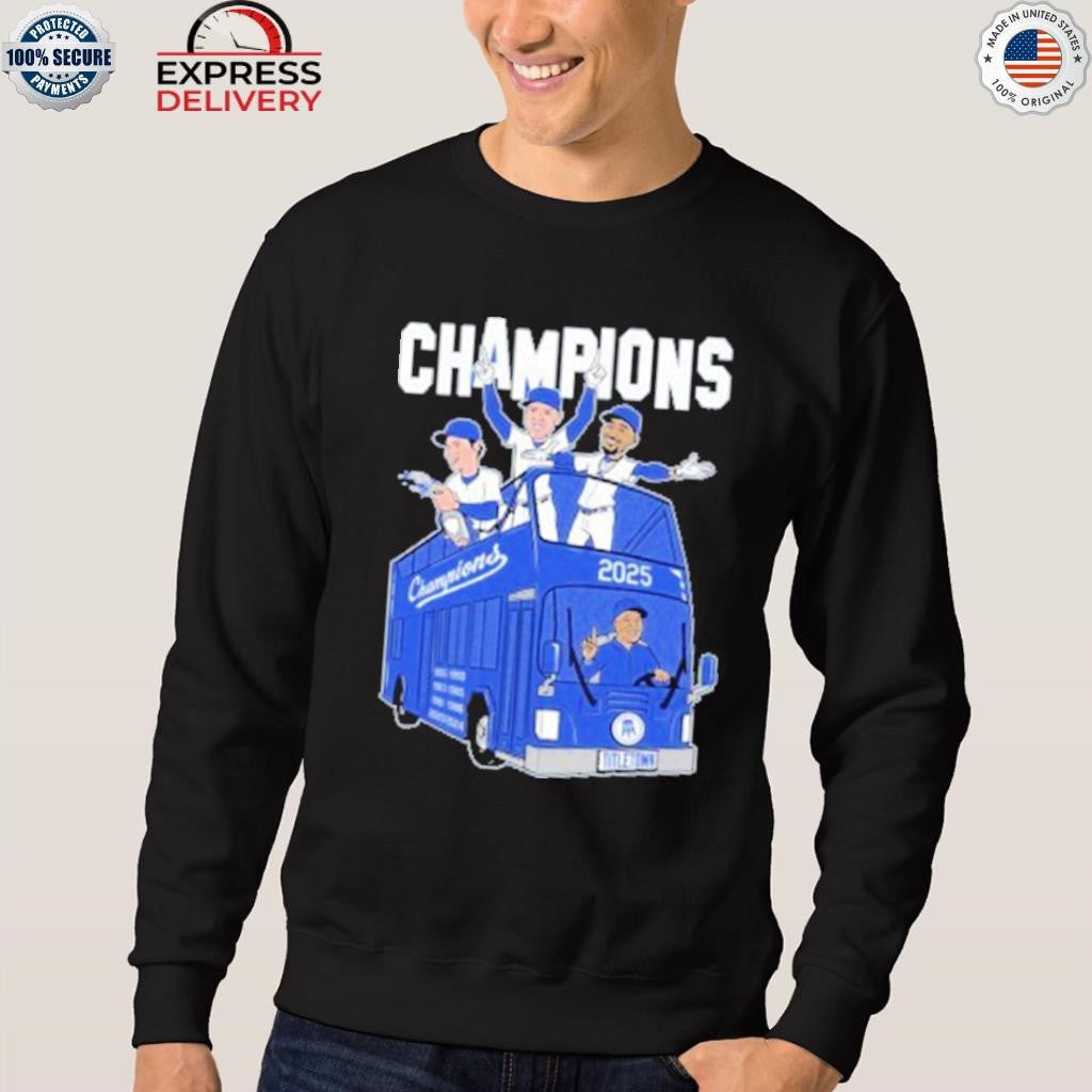 Dodgers 2025 World Champions Title Town Shirt