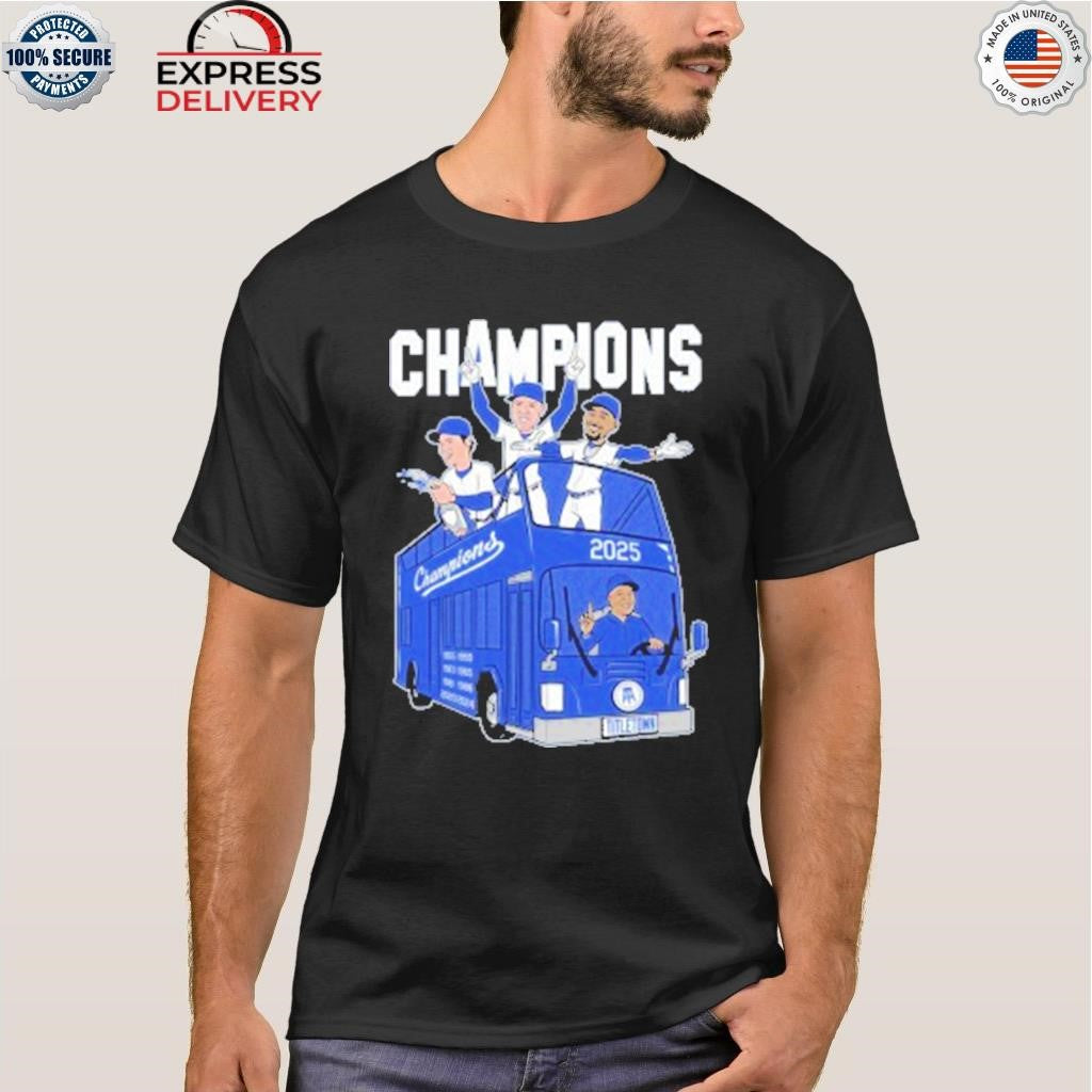 Dodgers 2025 World Champions Title Town Shirt