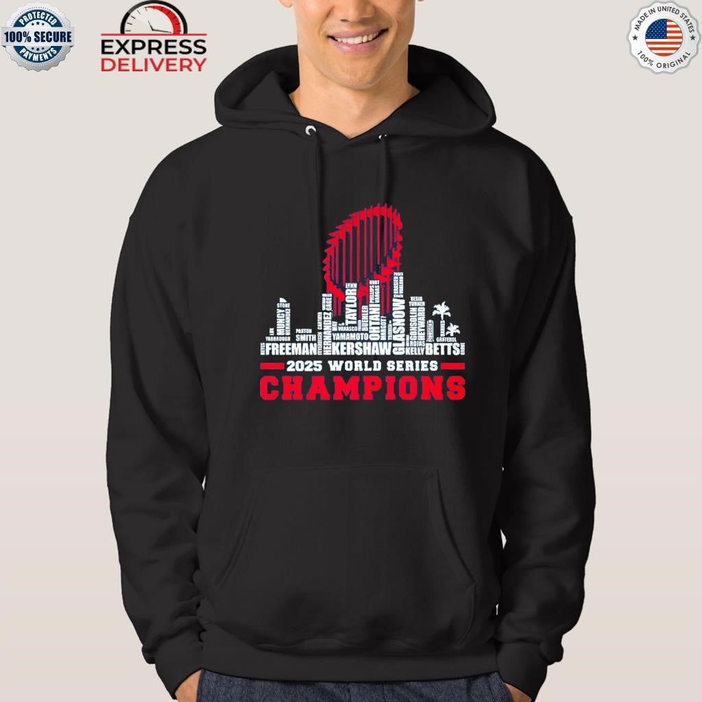 Dodgers 2025 World Series Champions All Team Player Shirt